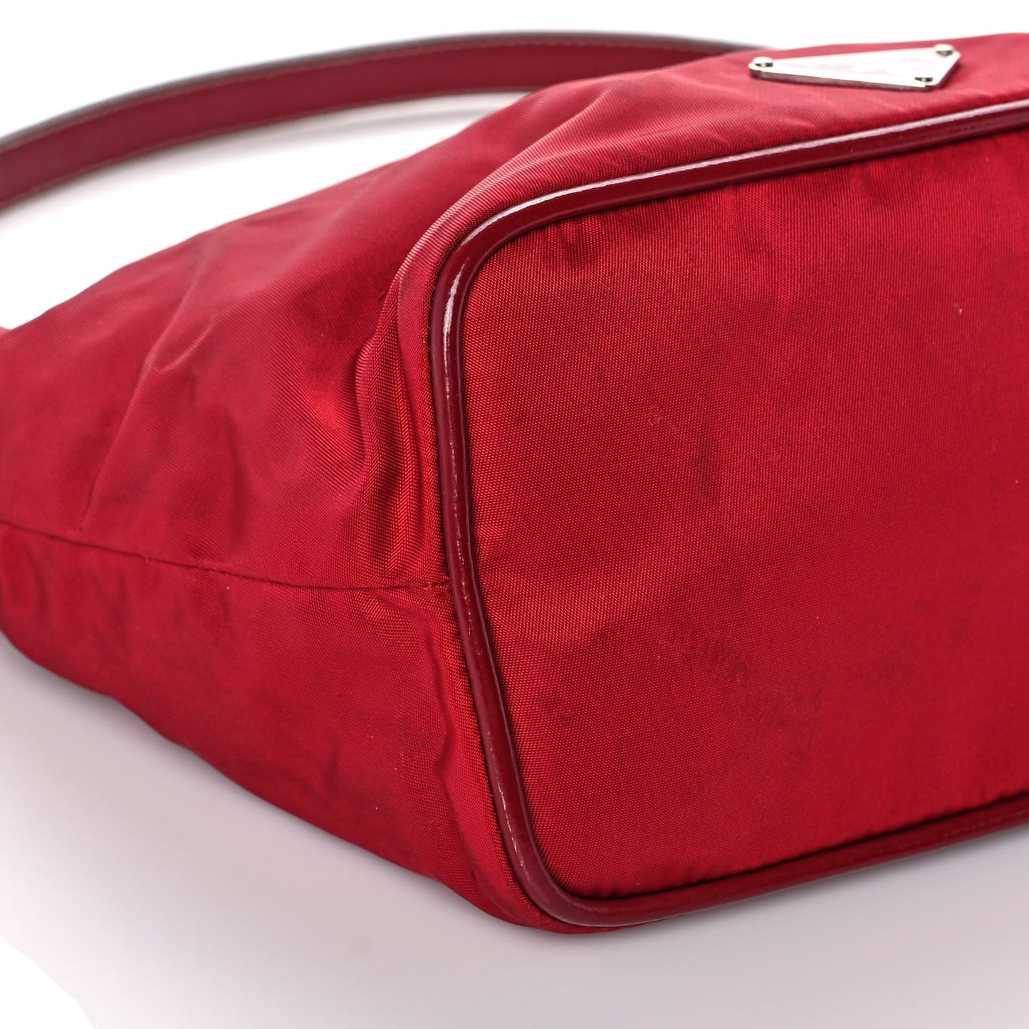 Tessuto Nylon Small Shoulder Bag Red