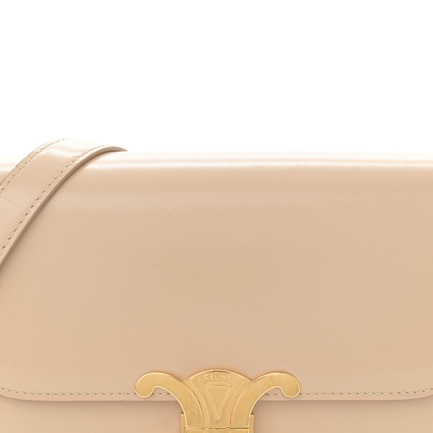 Shiny Calfskin Teen Triomphe Nude