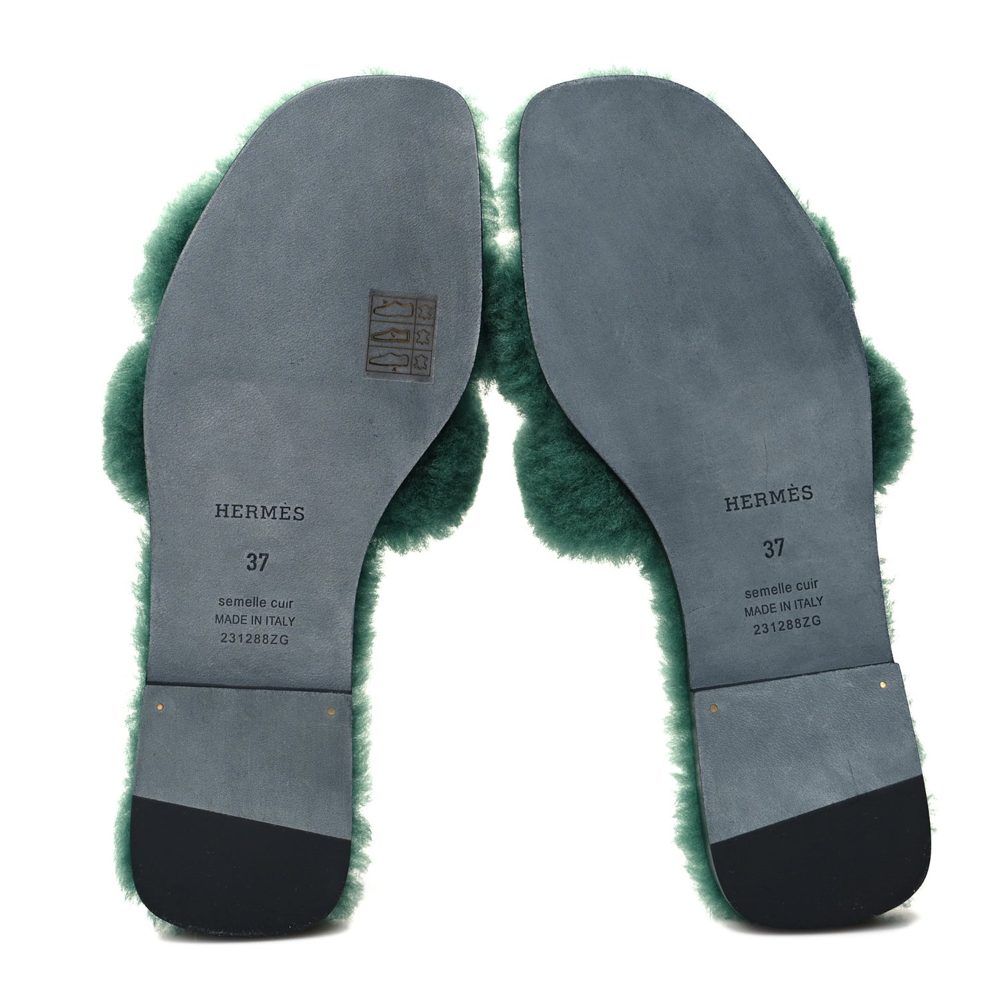 Woolskin Oran Sandals 37 Vert Anglais