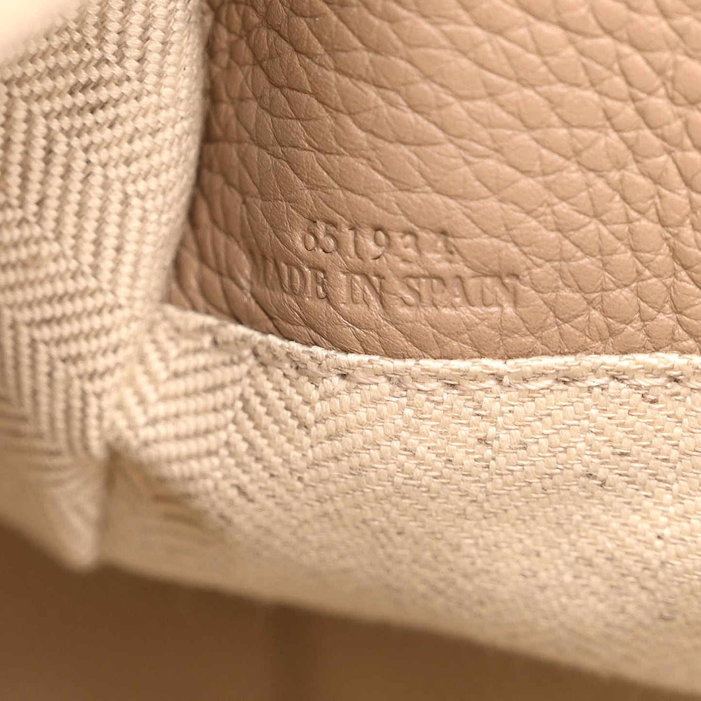 Grained Calfskin Small Puzzle Bag Sand Mink