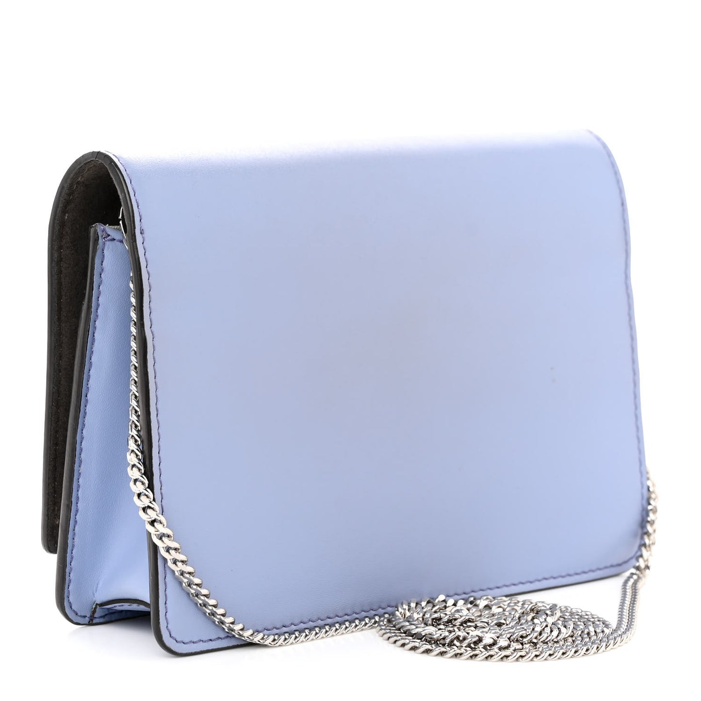 Vitello Dolce Studded Tube Wallet On Chain Ardesia Multicolor