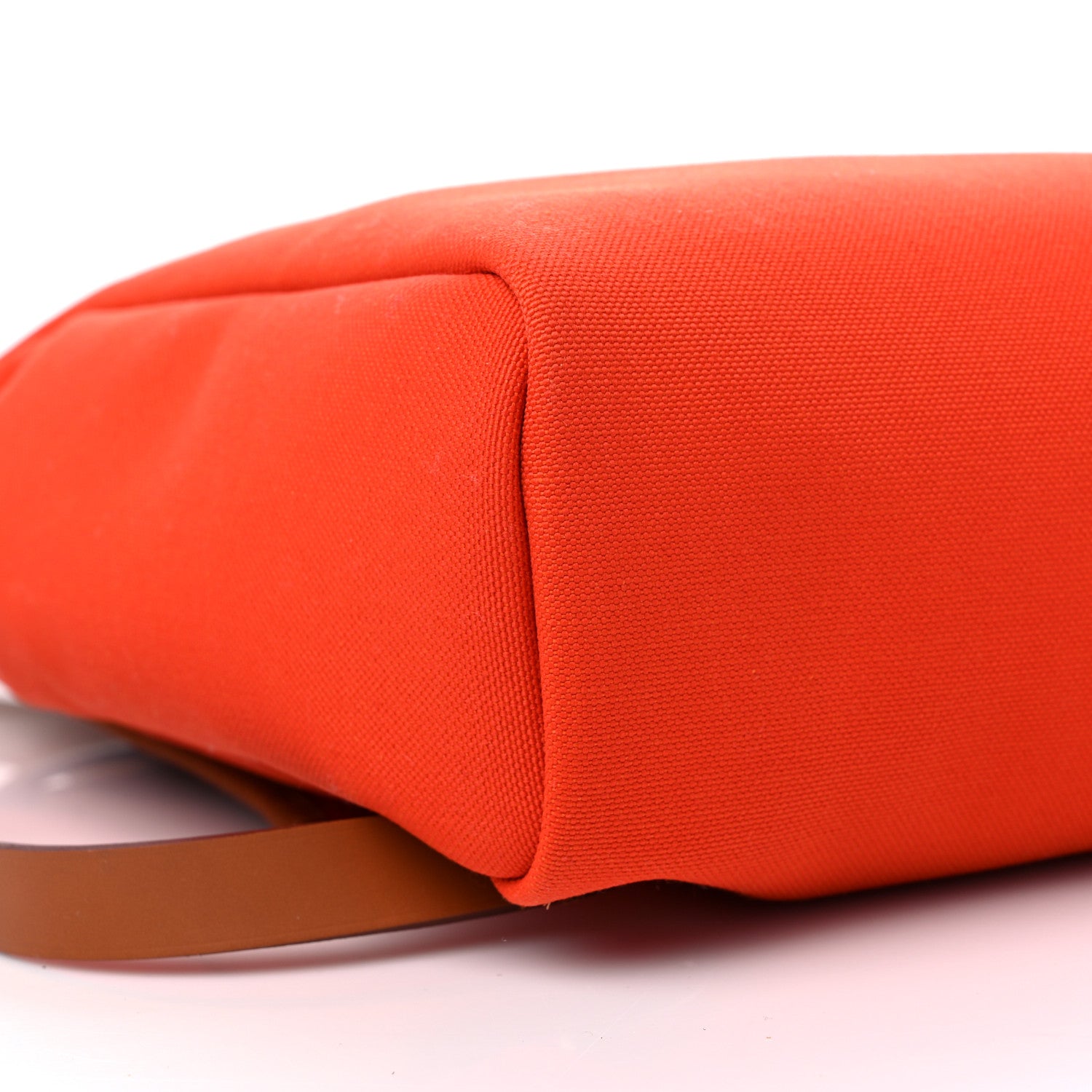 Hermes Military Toile Vache Hunter Herbag a Dos Zip Retourne Backpack Orange Mecano Fauve 9 of 10