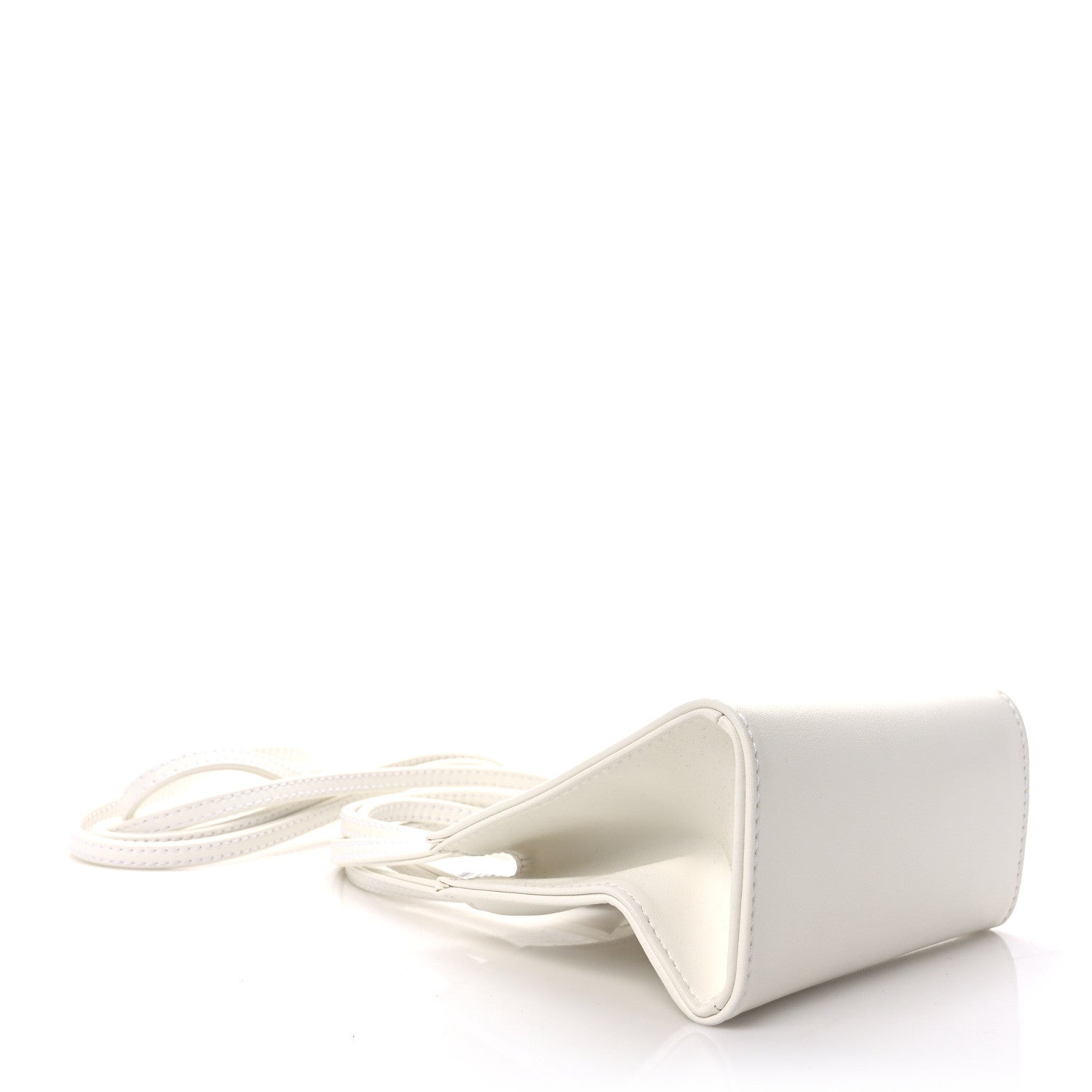 Telfar Vegan Leather Small Shopping Bag White 4 of 10