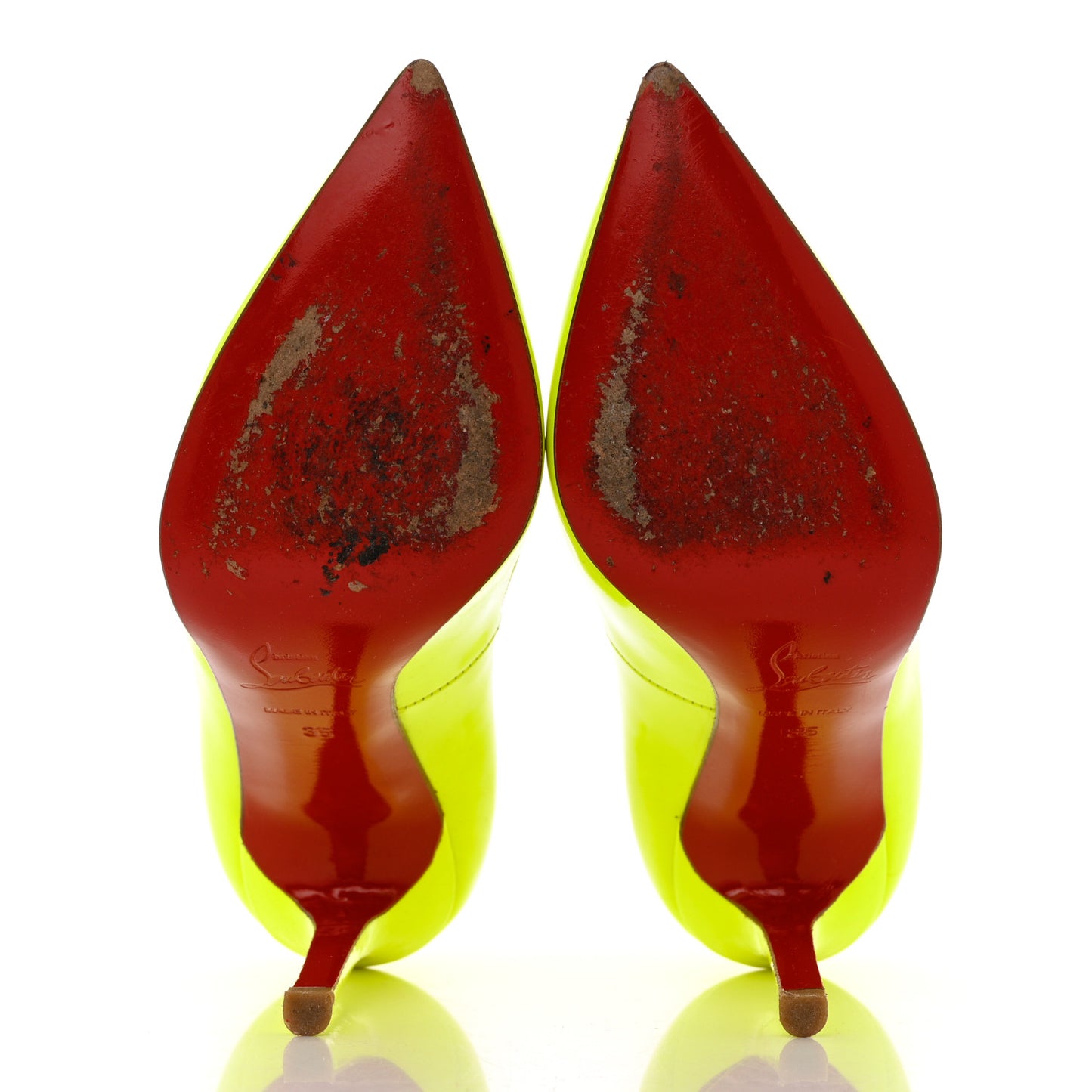 Patent Pigalle 120 Pumps 35 Fluo Yellow