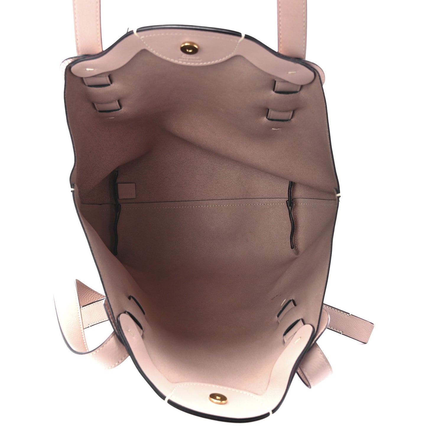 Small Grain Smooth Calfskin Medium Darryl Tote Cement Pink