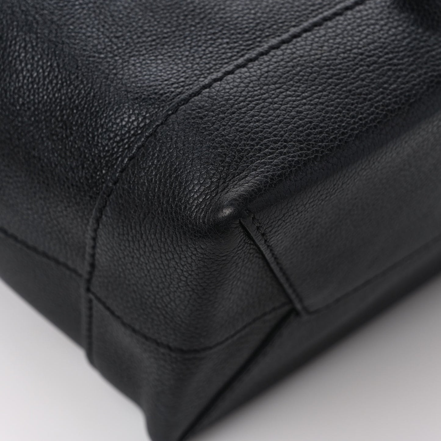 Calfskin Lockme Backpack Black