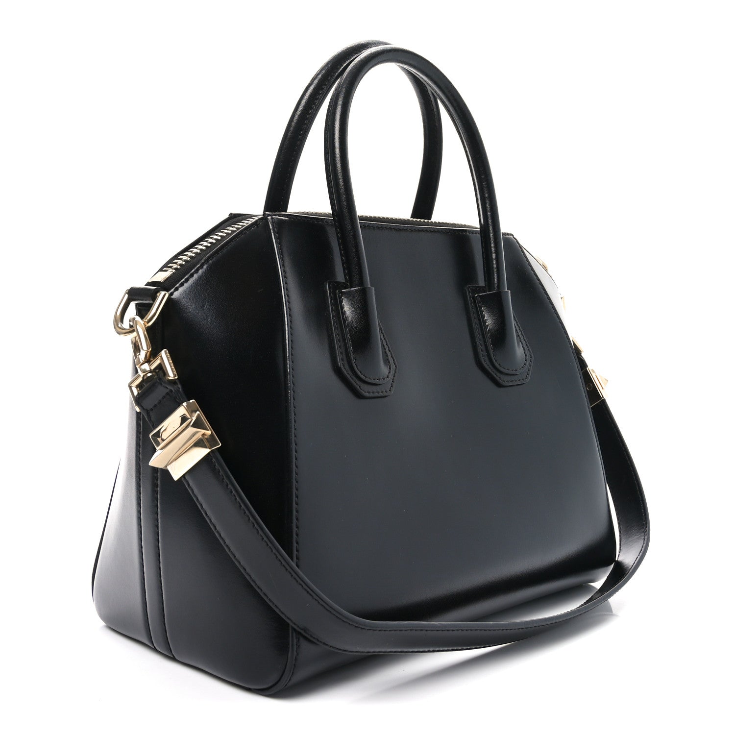 Givenchy Shiny Lord Calfskin Small Antigona Black 2 of 9