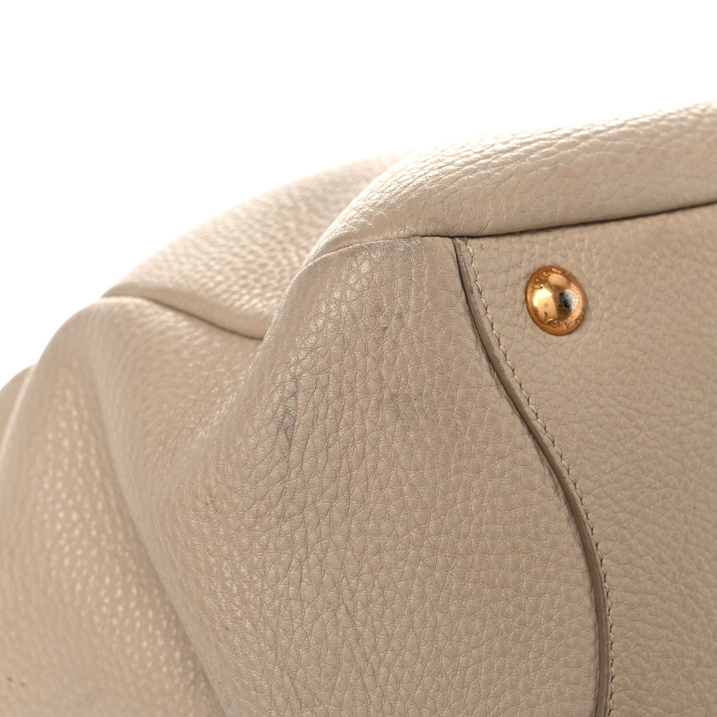 Vitello Daino Side Pocket Hobo Sabbia