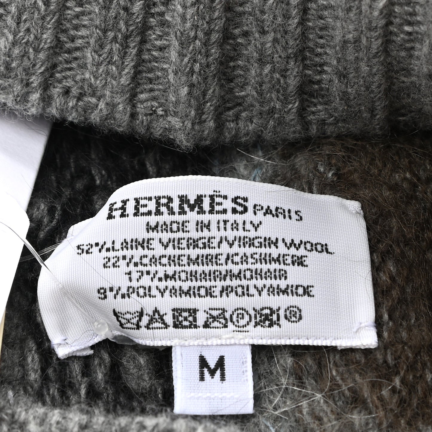 Wool Cashmere Mohair Diego Beanie Hat M Flanelle