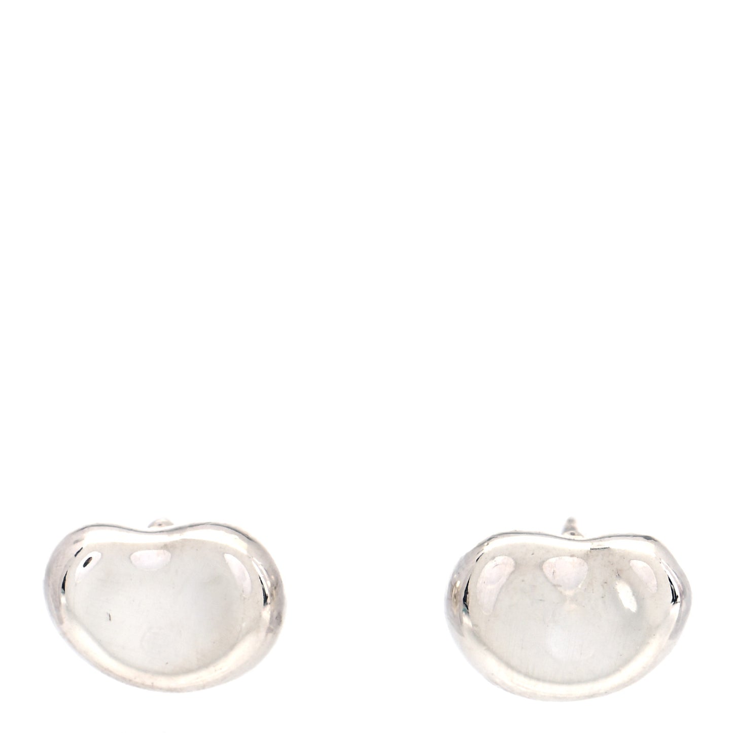 Sterling Silver 12mm Elsa Peretti Bean Earrings