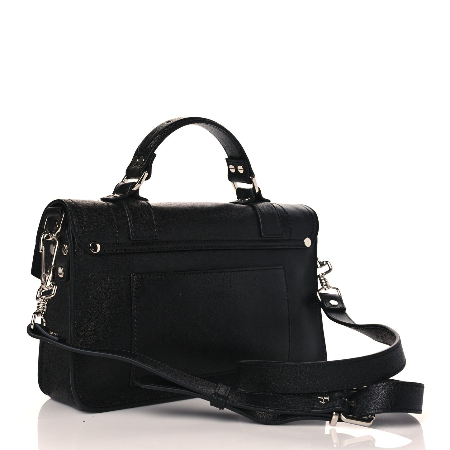 Lambskin Tiny PS1 Satchel Black