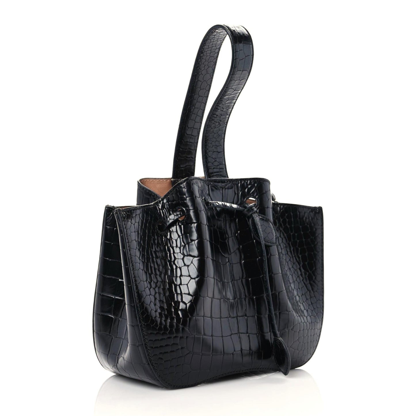 Alligator Rose-Marie 19 Bag Black