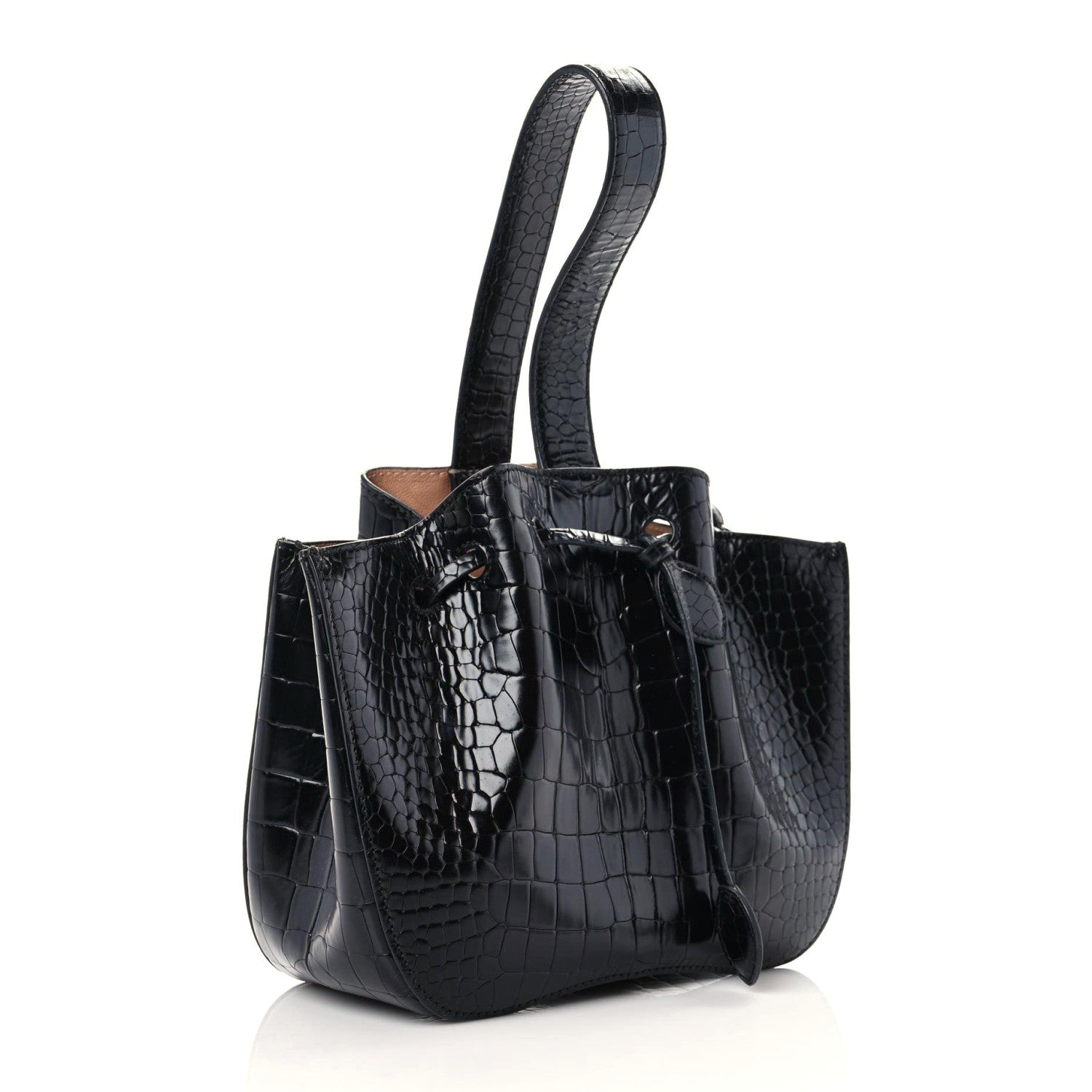 Alaia Alligator Rose-Marie 19 Bag Black 3 of 15