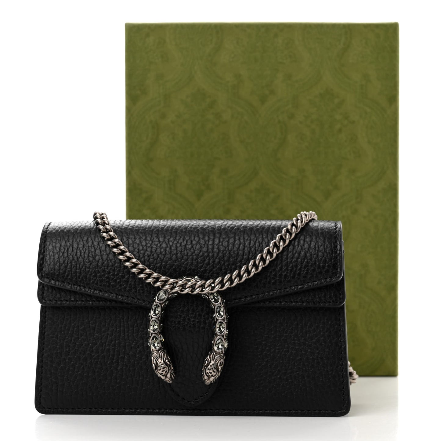 Calfskin Super Mini Dionysus Shoulder Bag Black