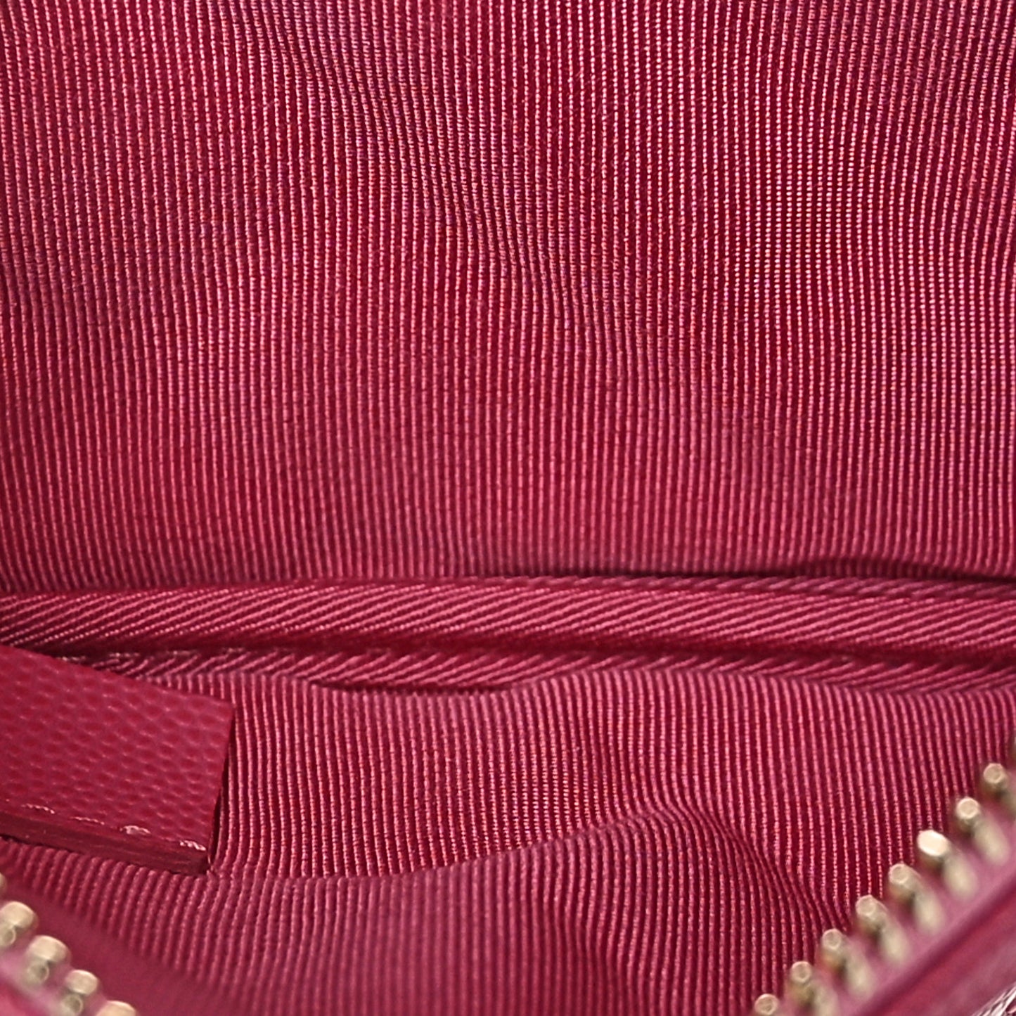 Caviar Quilted Small Cosmetic Case Pink