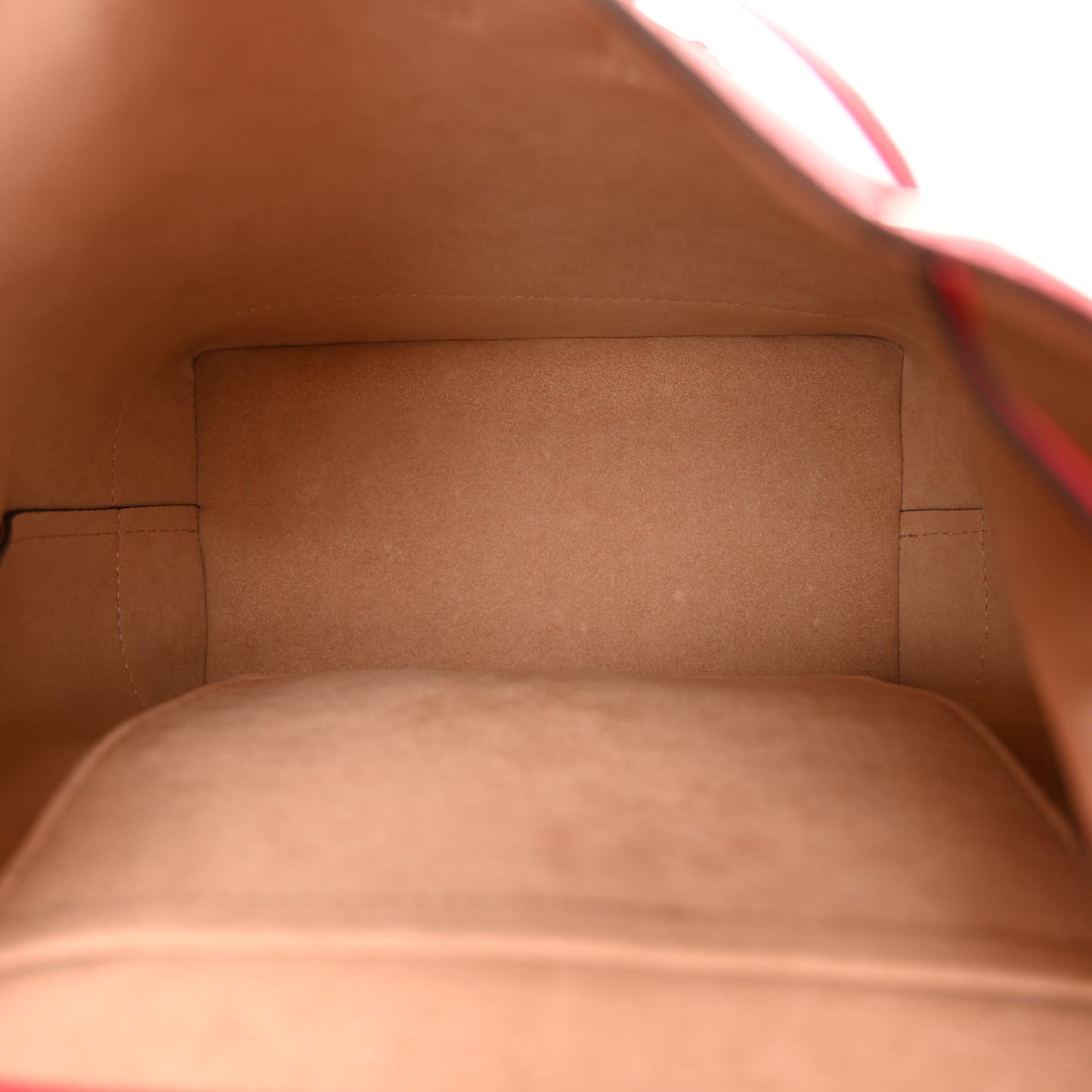 Soft Calfskin Lockme Backpack Poppy