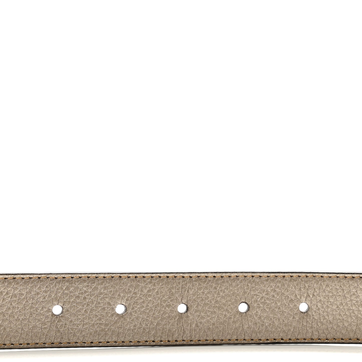 Calfskin Crystal Interlocking G Belt 85 34 Golden Beige