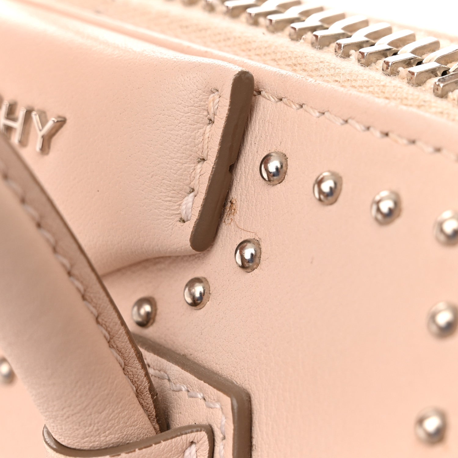 Givenchy Smooth Calfskin Mini Studded Antigona Pale Pink 15 of 17