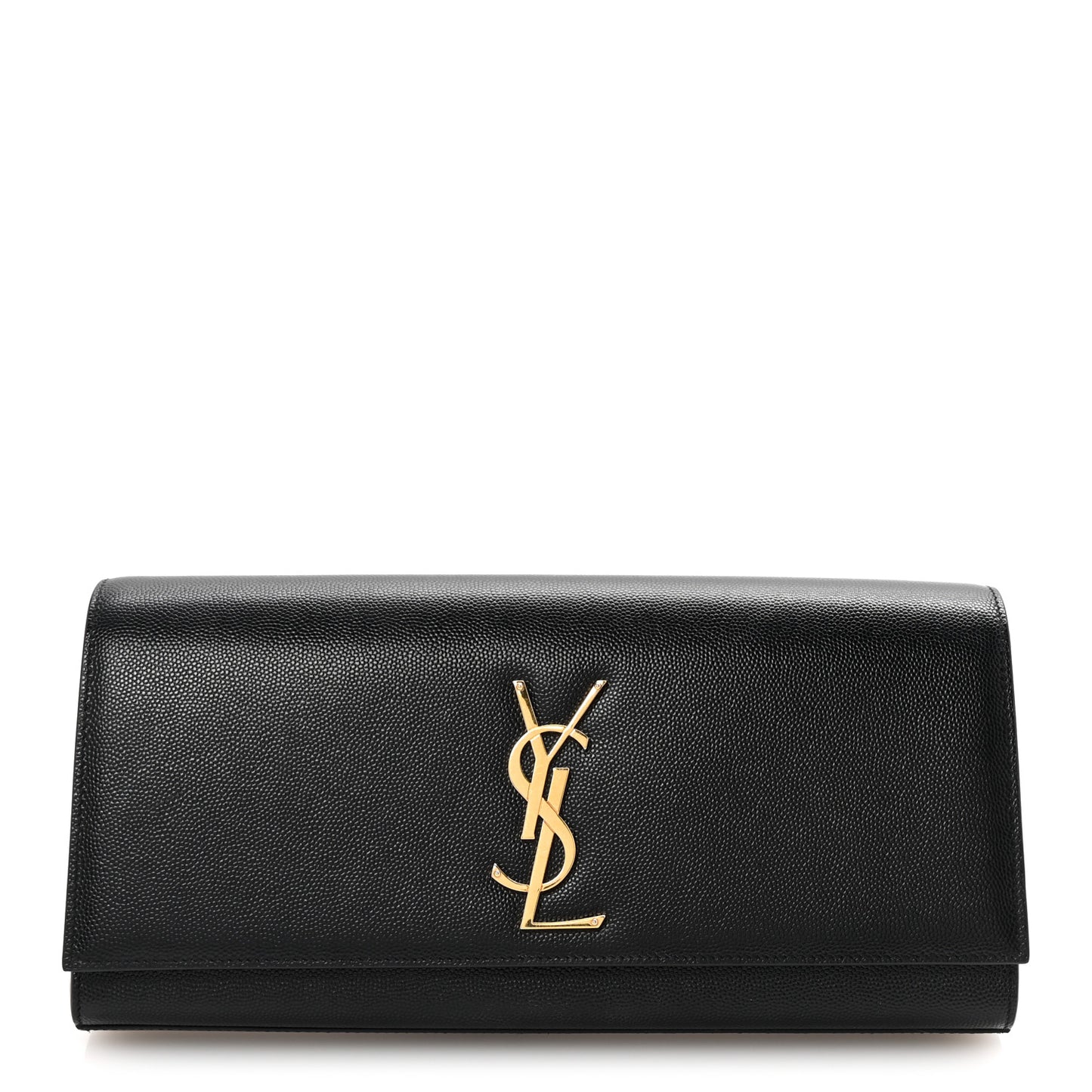 Grain De Poudre Monogram Cassandre Clutch Black