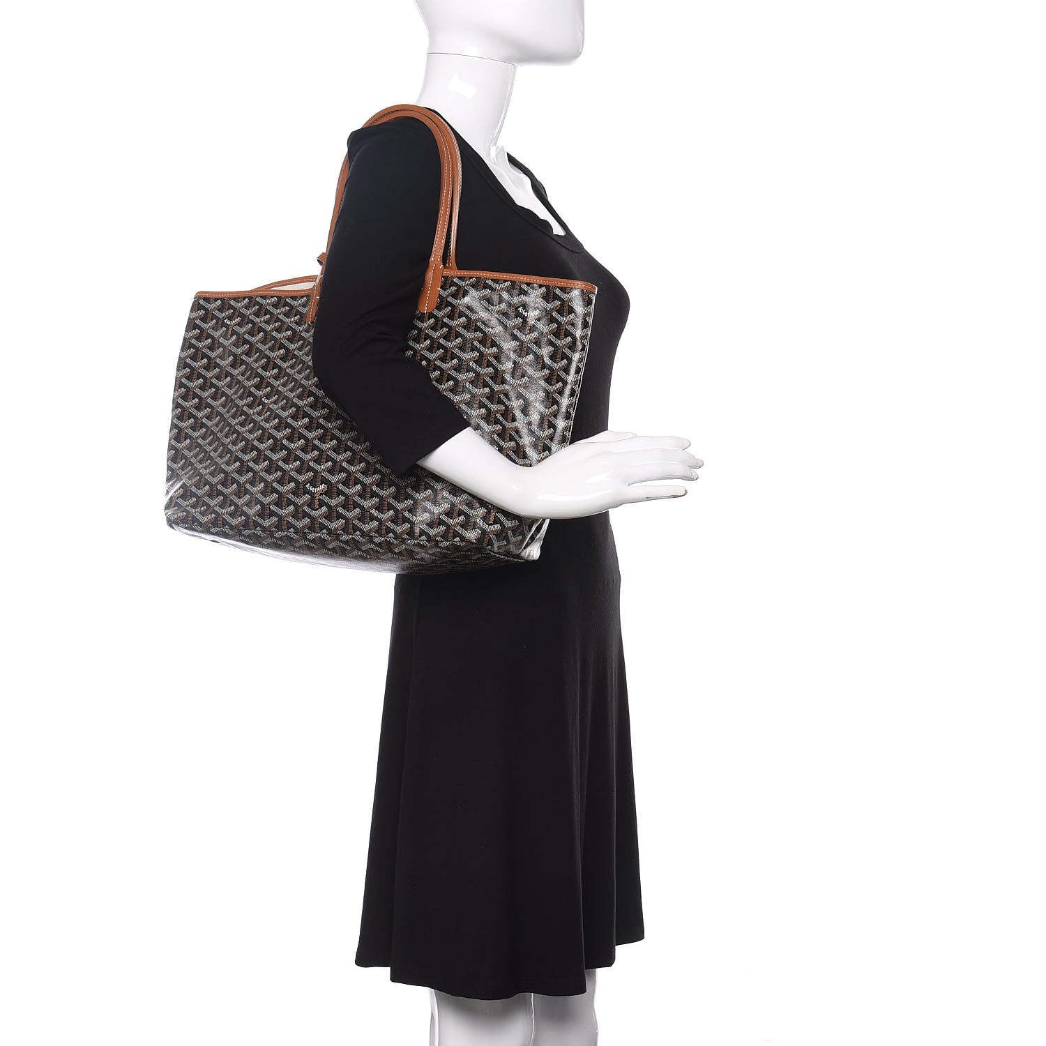 Goyard Goyardine Saint Louis PM Black Gold 2 of 8