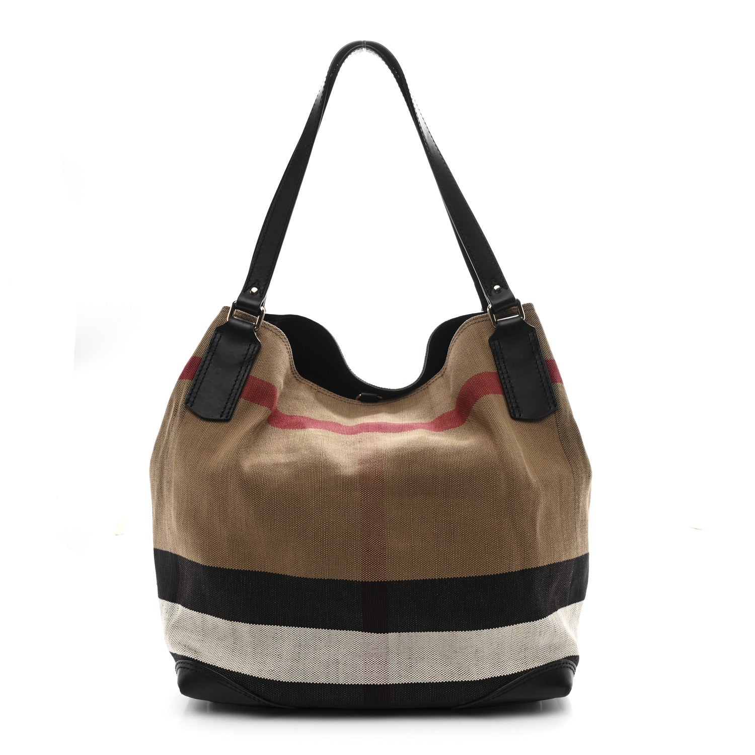 Burberry Canvas Mega Check Medium Maidstone Black 1825866