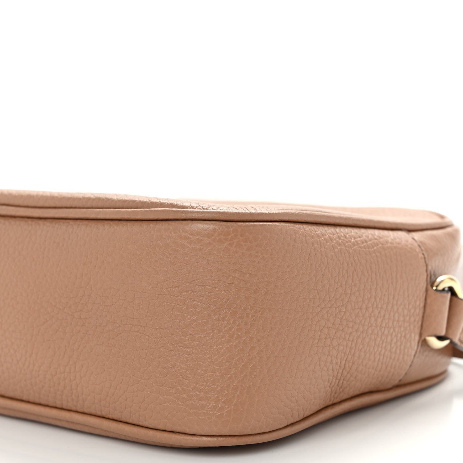 Gucci Pebbled Calfskin Small Soho Disco Bag Camelia 10 of 11