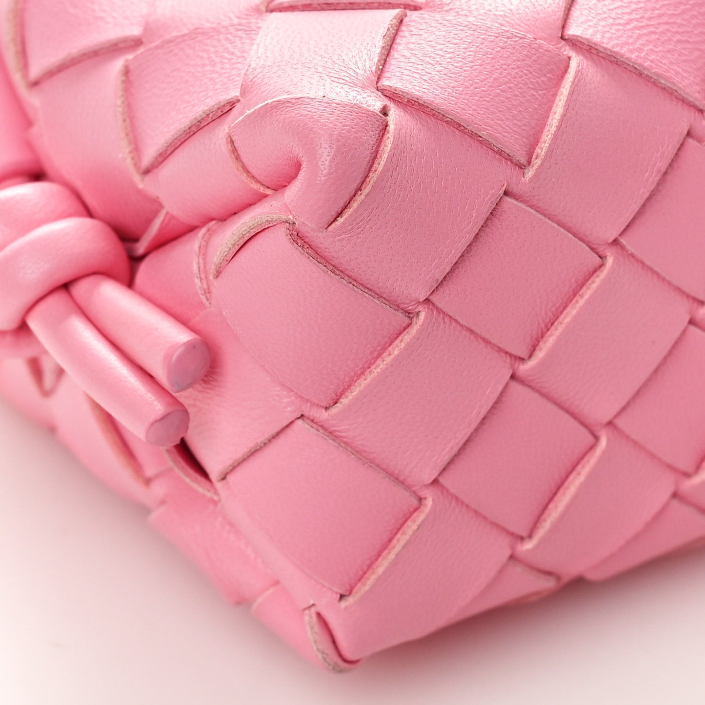 Nappa Intrecciato Mini Loop Camera Bag Ribbon