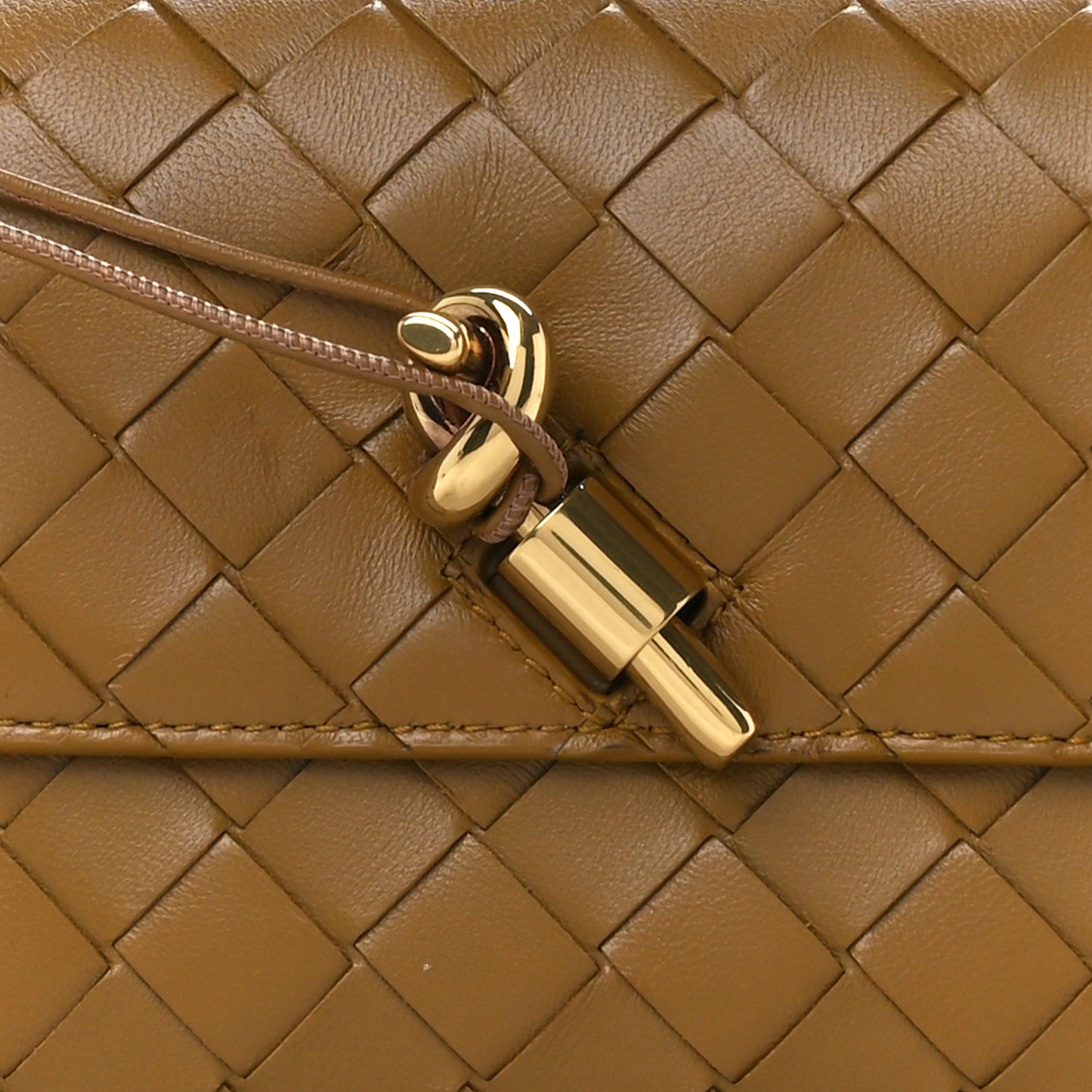 Nappa Intrecciato Mini Andiamo Crossbody Bag Acorn