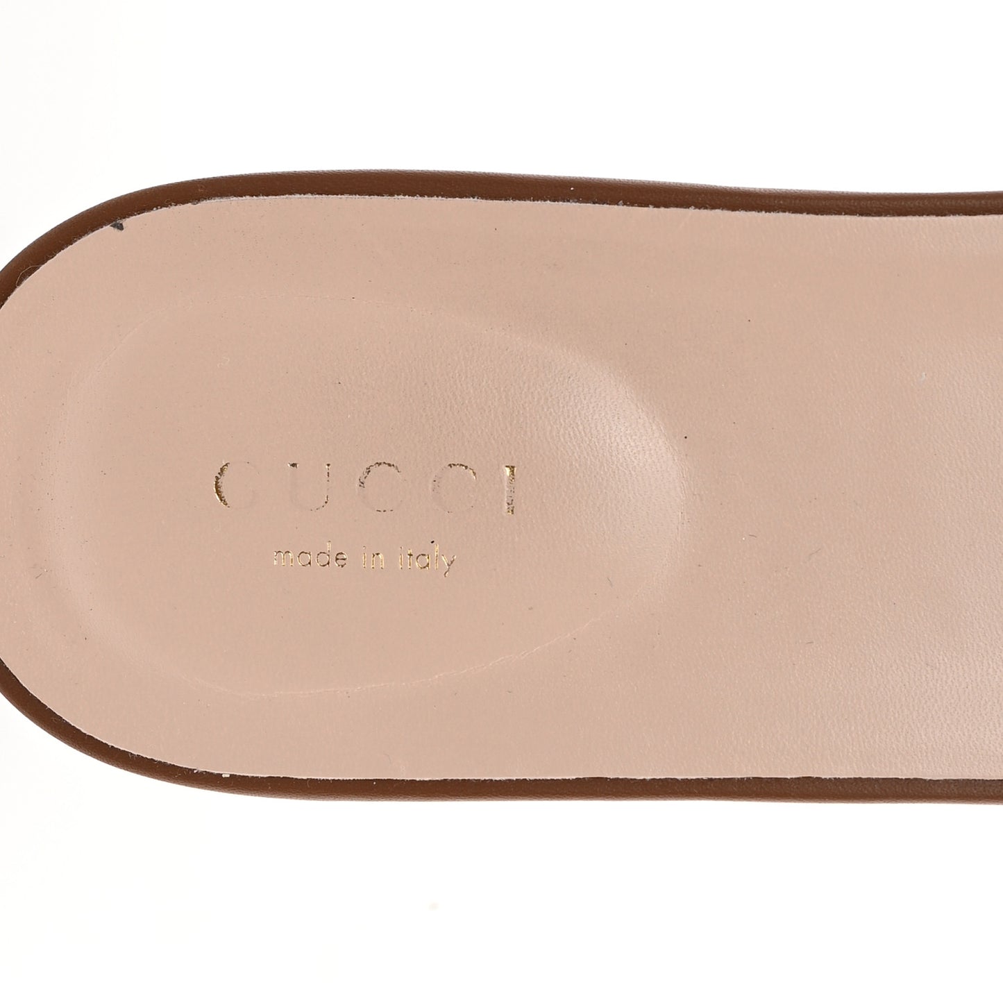 Cosmos Softy Calfskin Interlocking G Cut Out Slide Sandals 41 Cuir