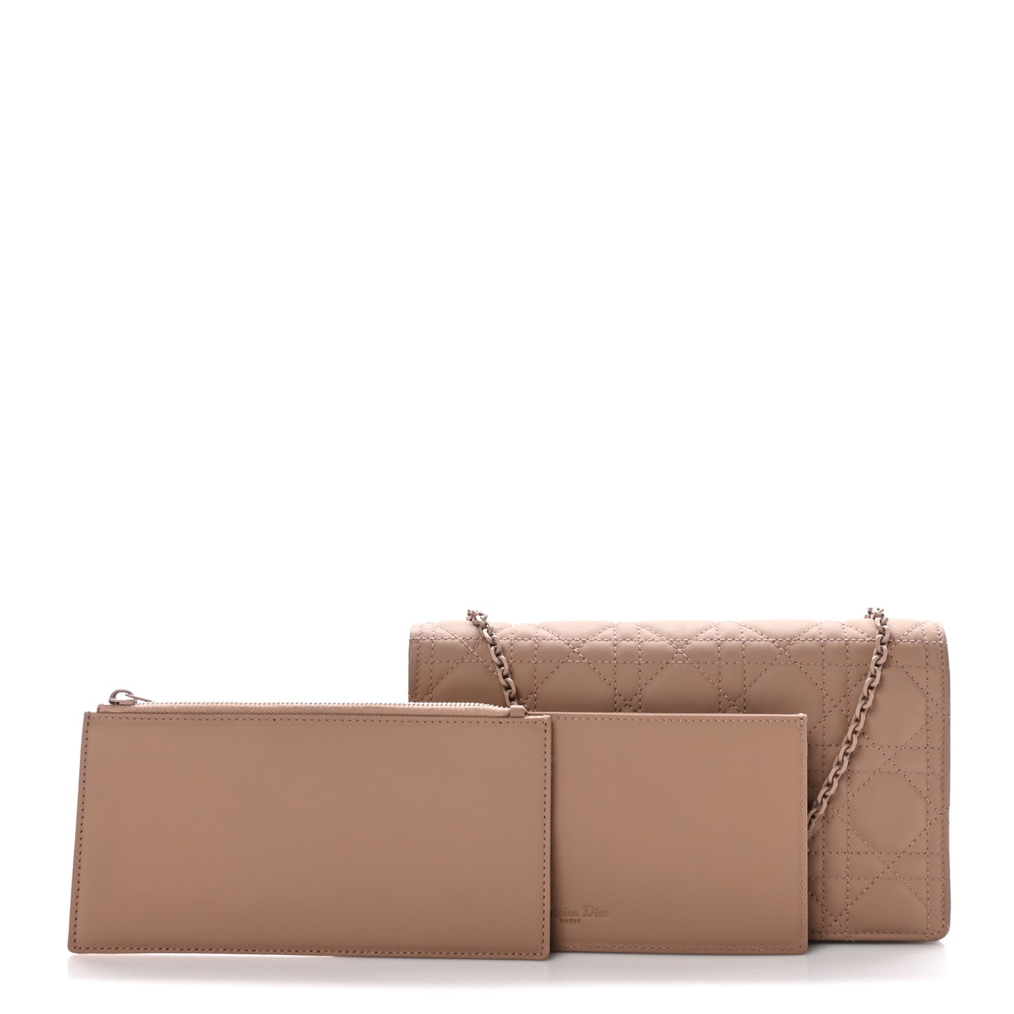 Ultra Matte Calfskin Cannage Lady Dior Clutch Fard