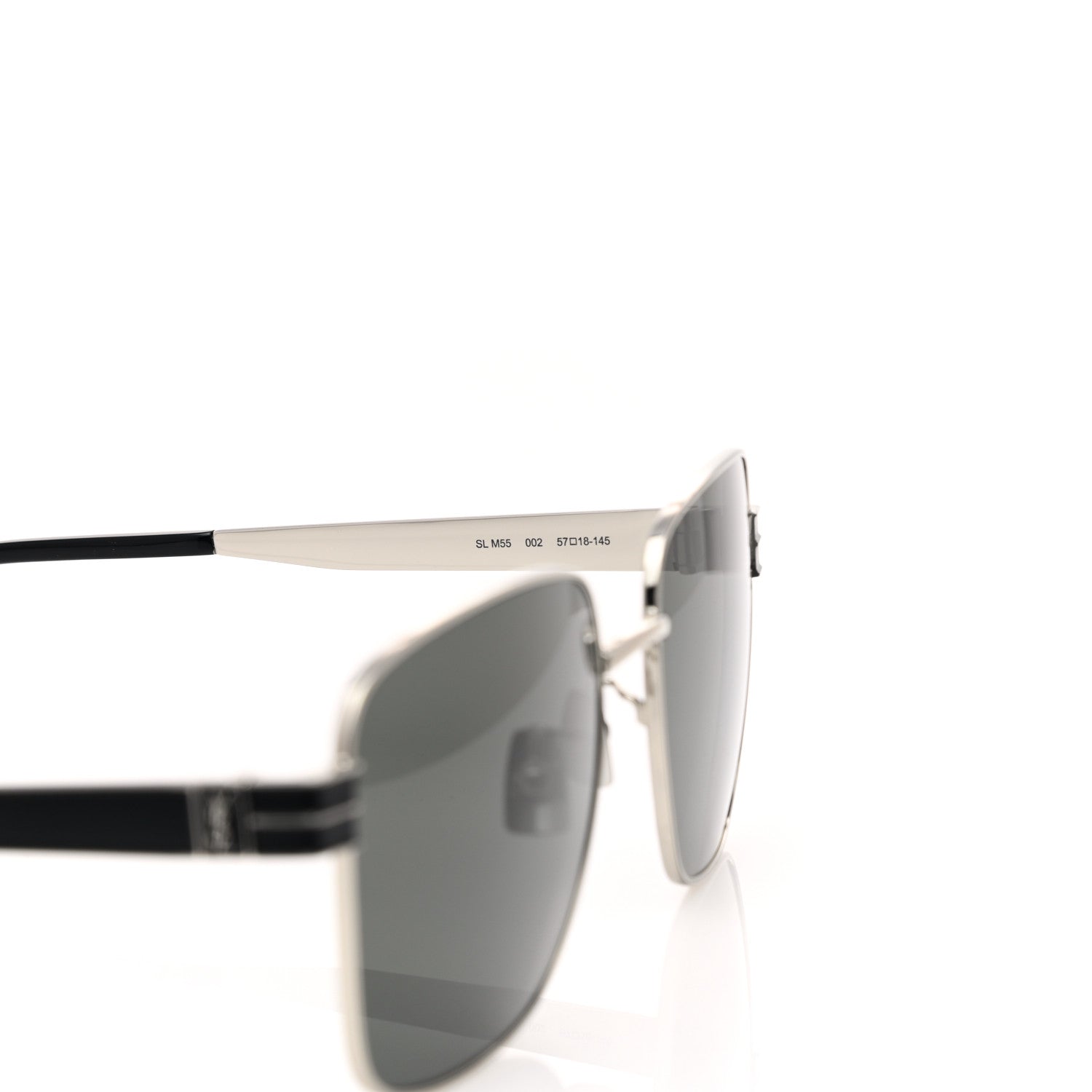Saint Laurent Metal Sunglasses SL M55 Black 6 of 7