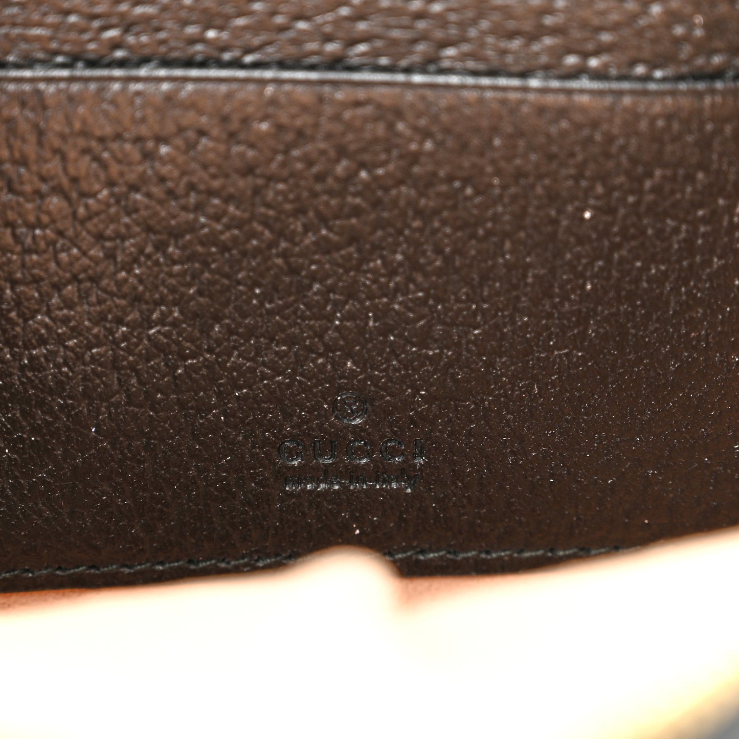 Grained Calfskin Web Mini Ophidia Round Backpack Black