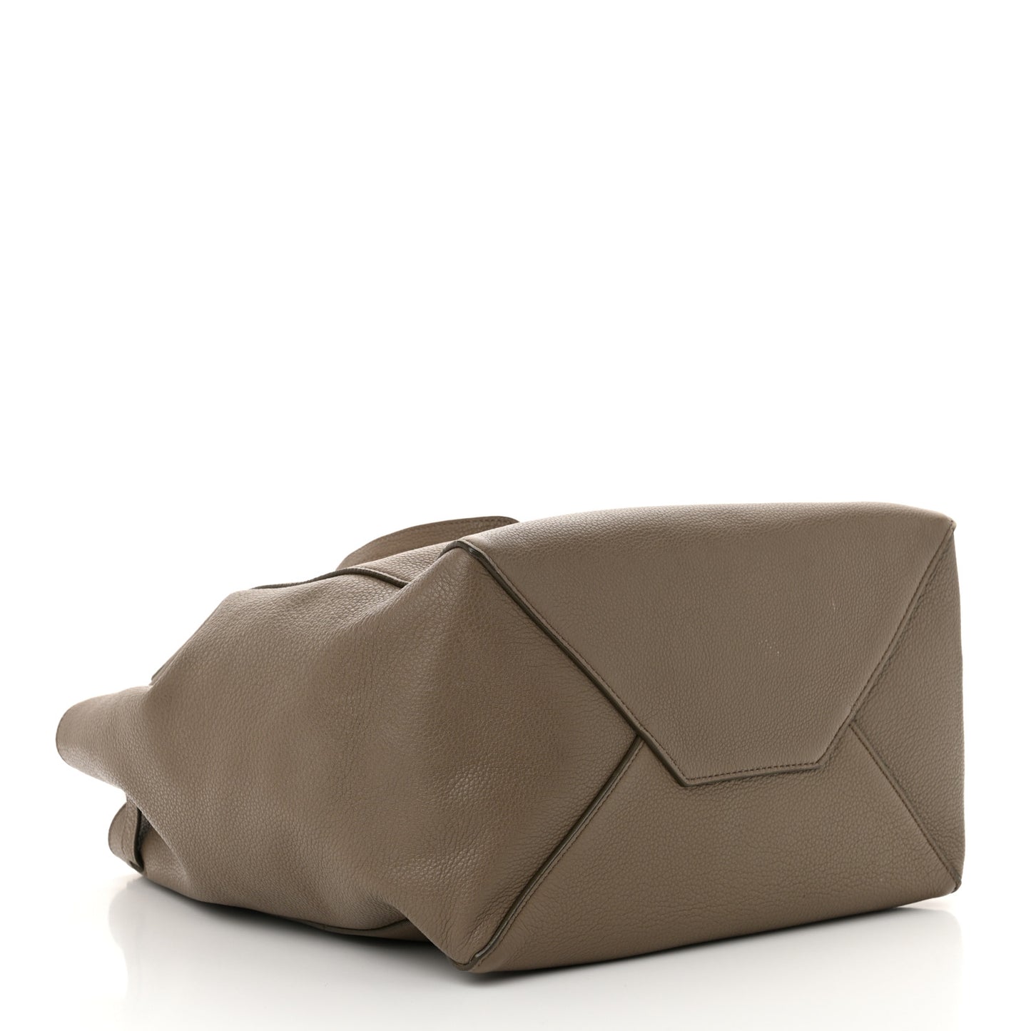 Soft Grained Calfskin Small Belt Cabas Phantom Taupe