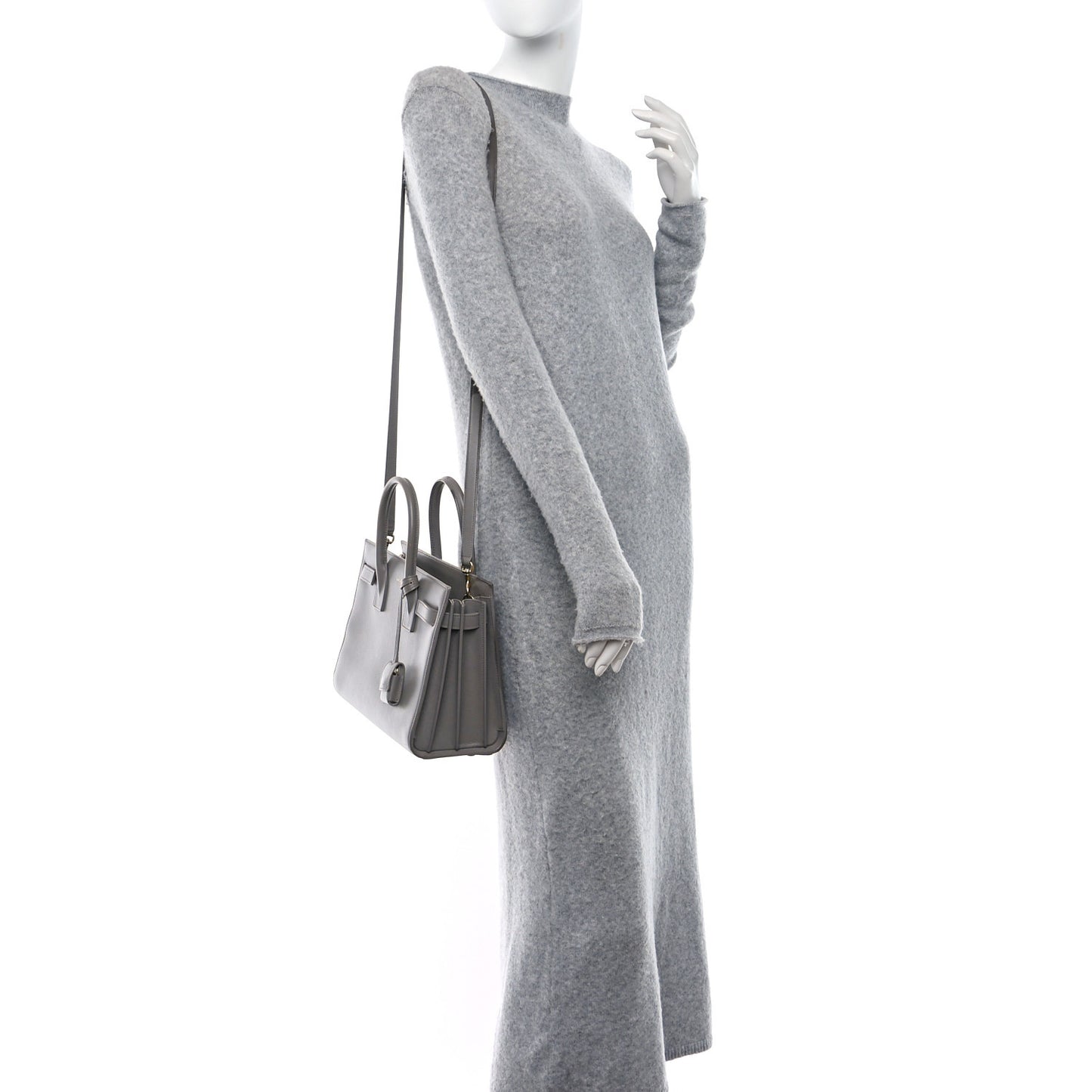 Calfskin Baby Sac De Jour Fog