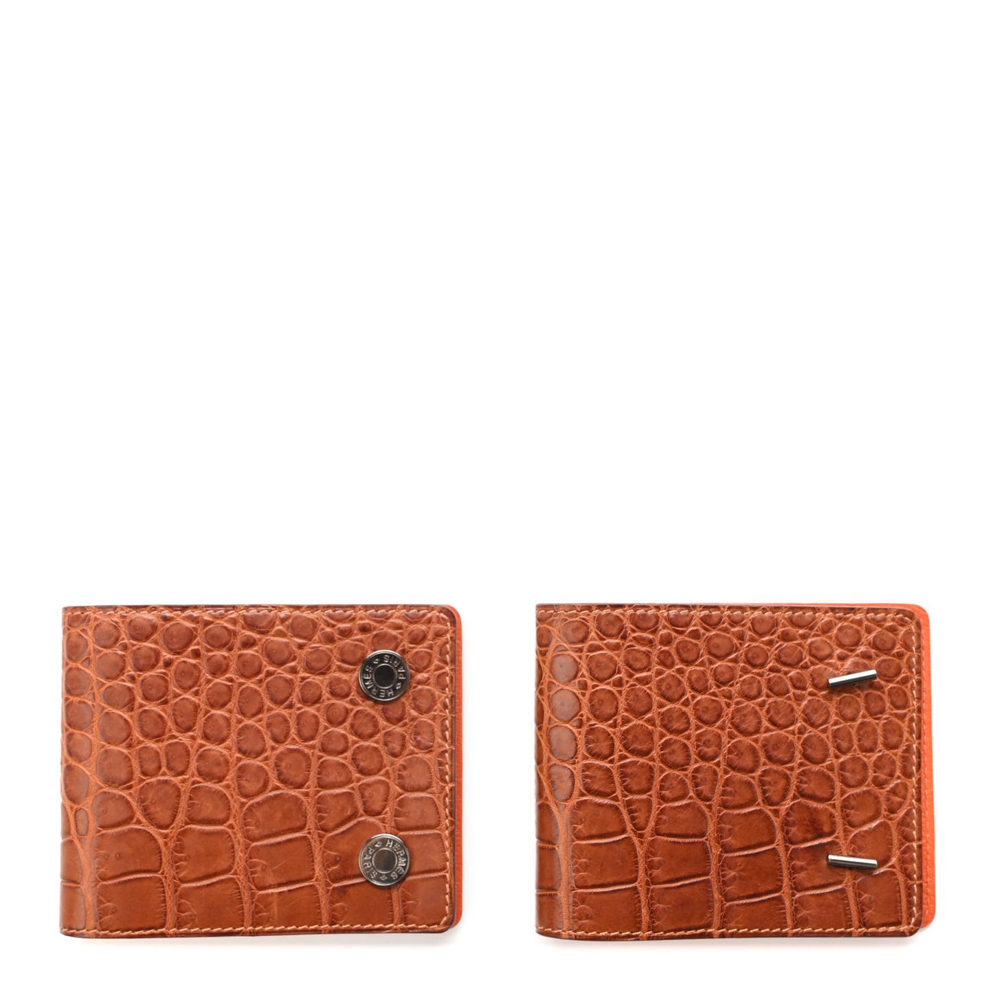 Matte Alligator Clou de Selle Cufflinks