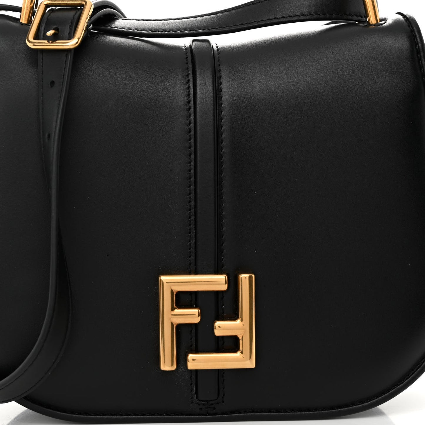 Vitello Brenta Cher Medium Fendi C'mon Black