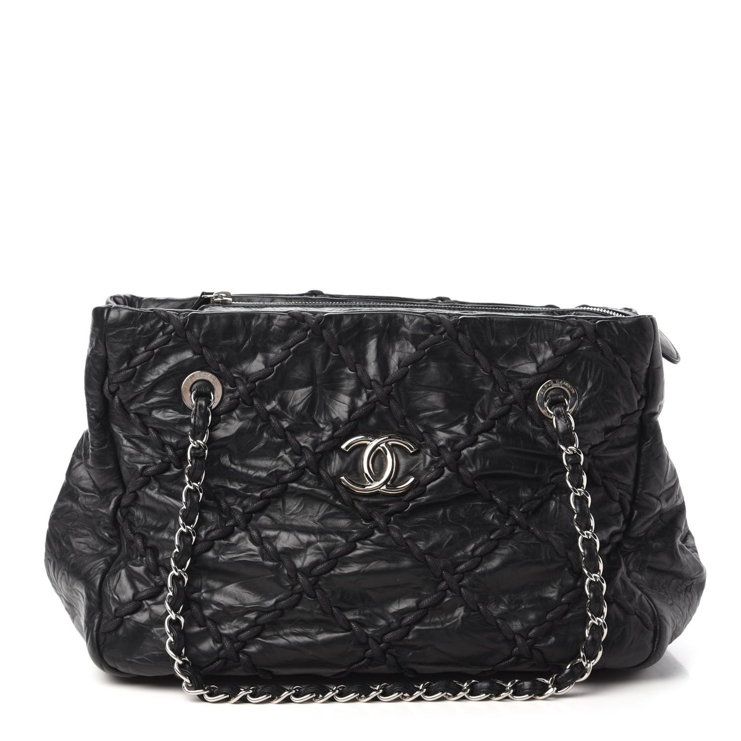 Calfskin Ultra Stitch Tote Black