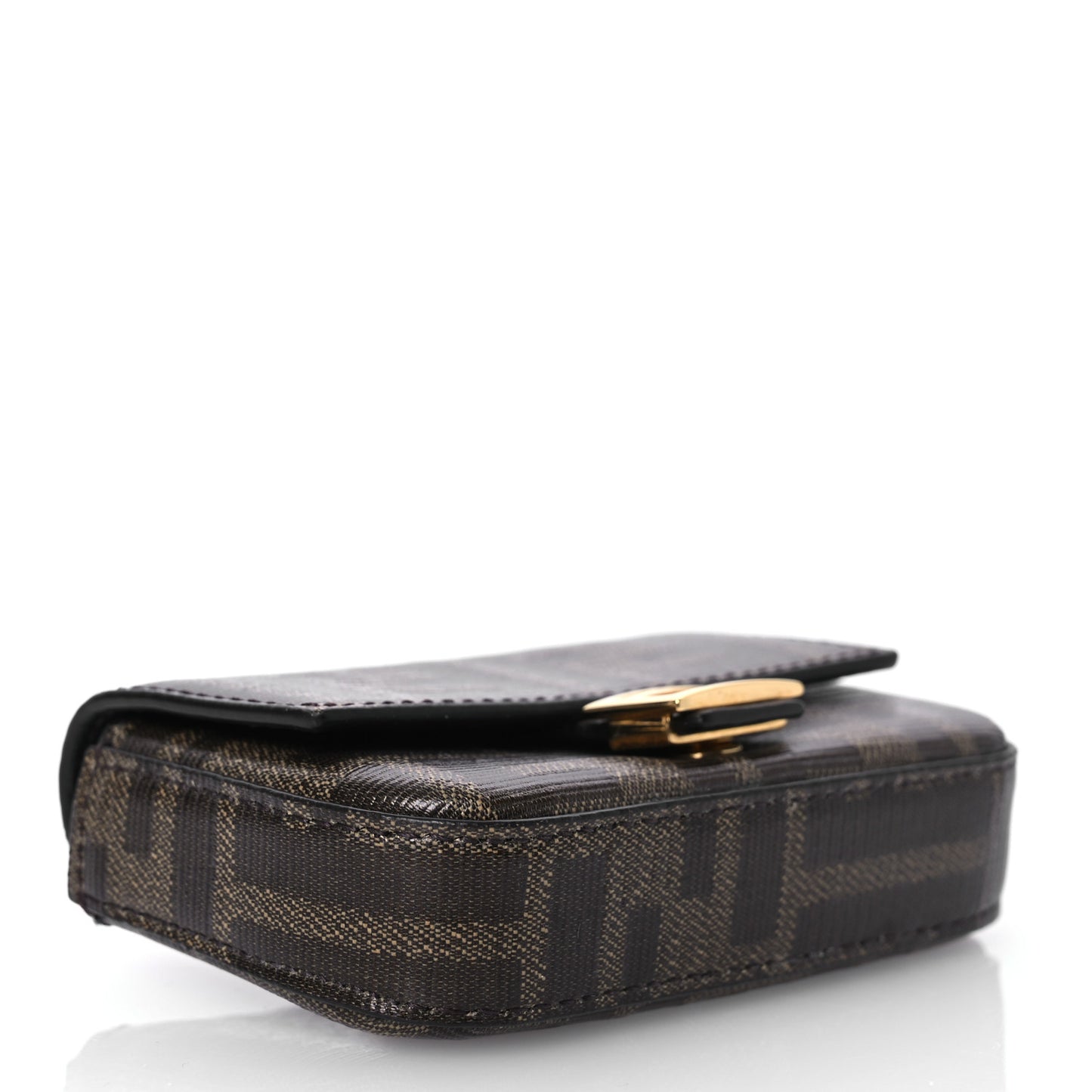 Glazed Fabric FF 1974 Nano Baguette Charm Mogano Panna