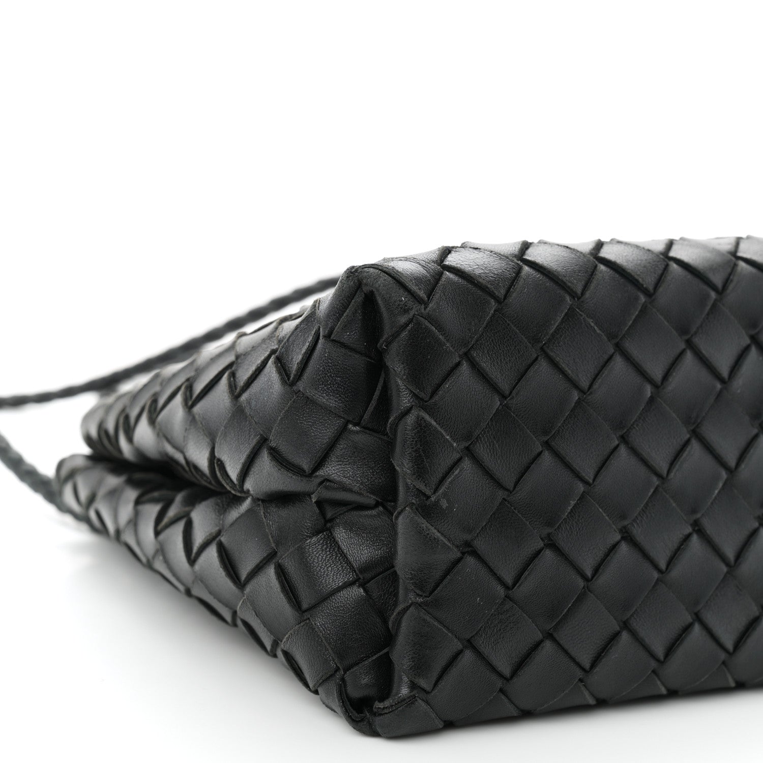 Bottega Veneta Nappa Intrecciato Small Andiamo Shoulder Bag Black 8 of 10