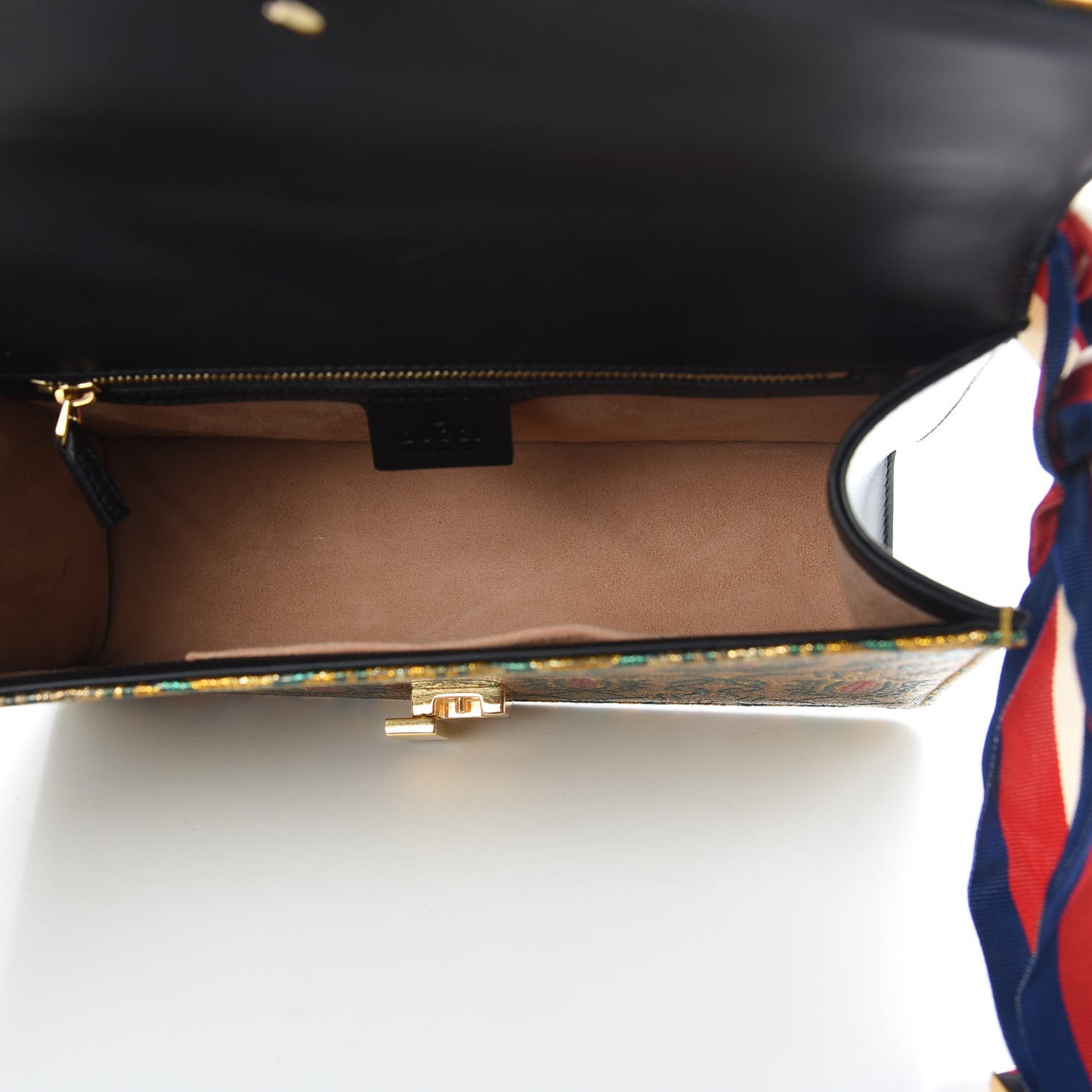 Iridescent Brocade Small Sylvie Shoulder Bag Gold