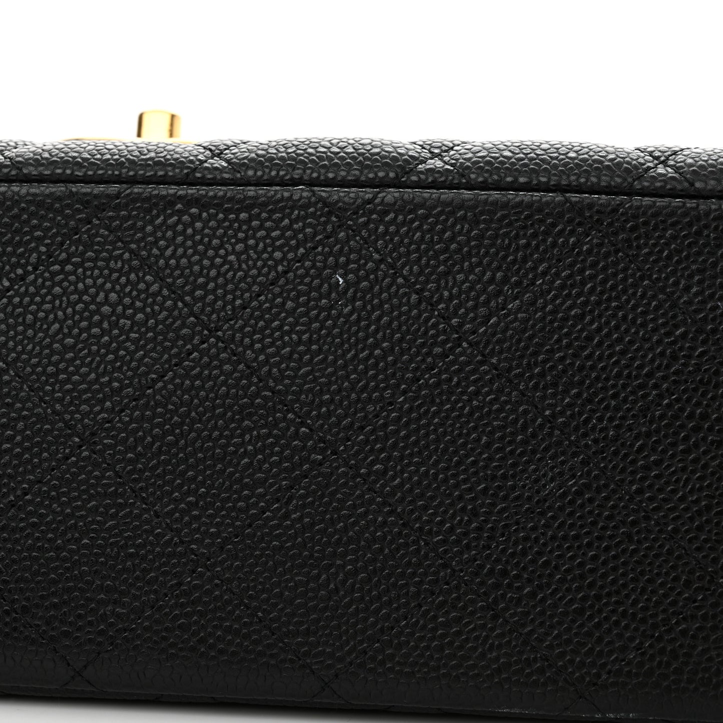Caviar Quilted Maxi Double Flap Black