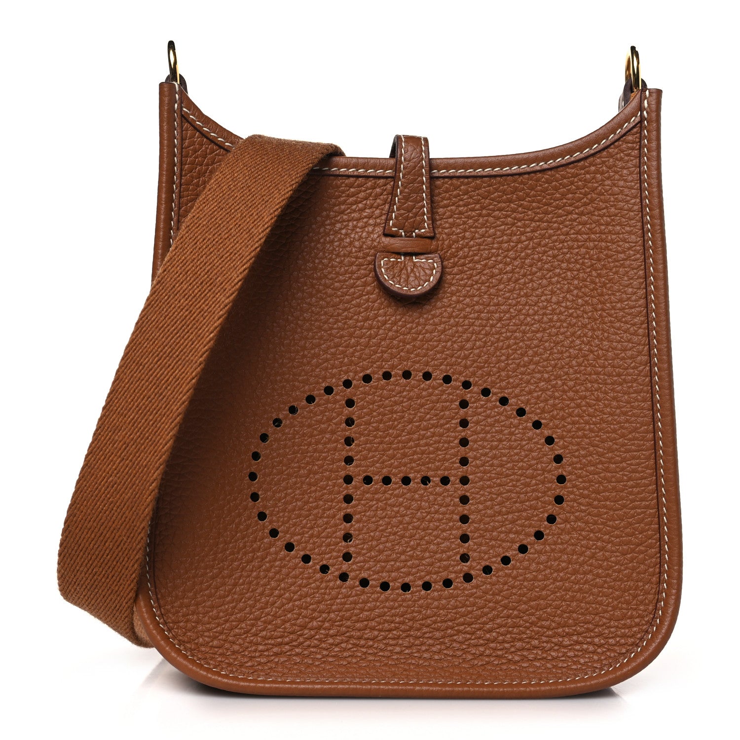 Hermes Taurillon Clemence Evelyne TPM Gold 1 of 10