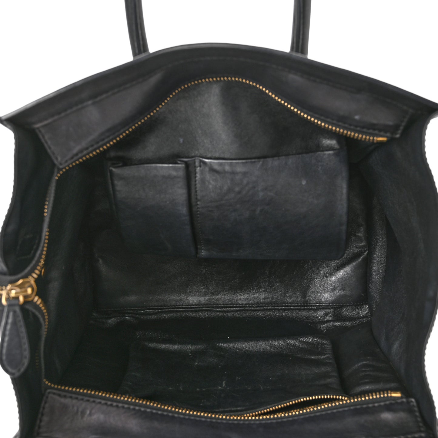 Smooth Calfskin Micro Luggage Black