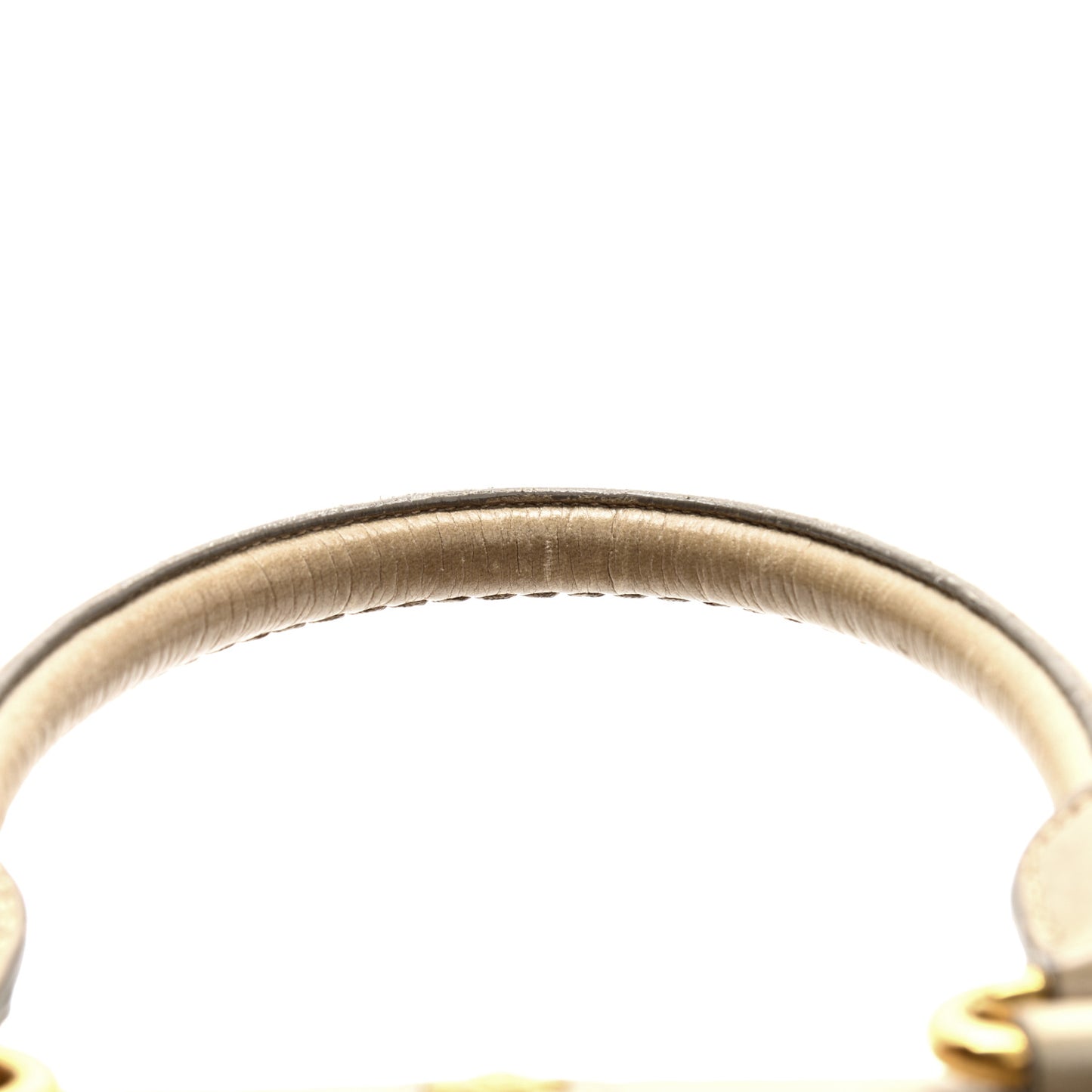 Vitello Shine Shopping Satchel Cammeo