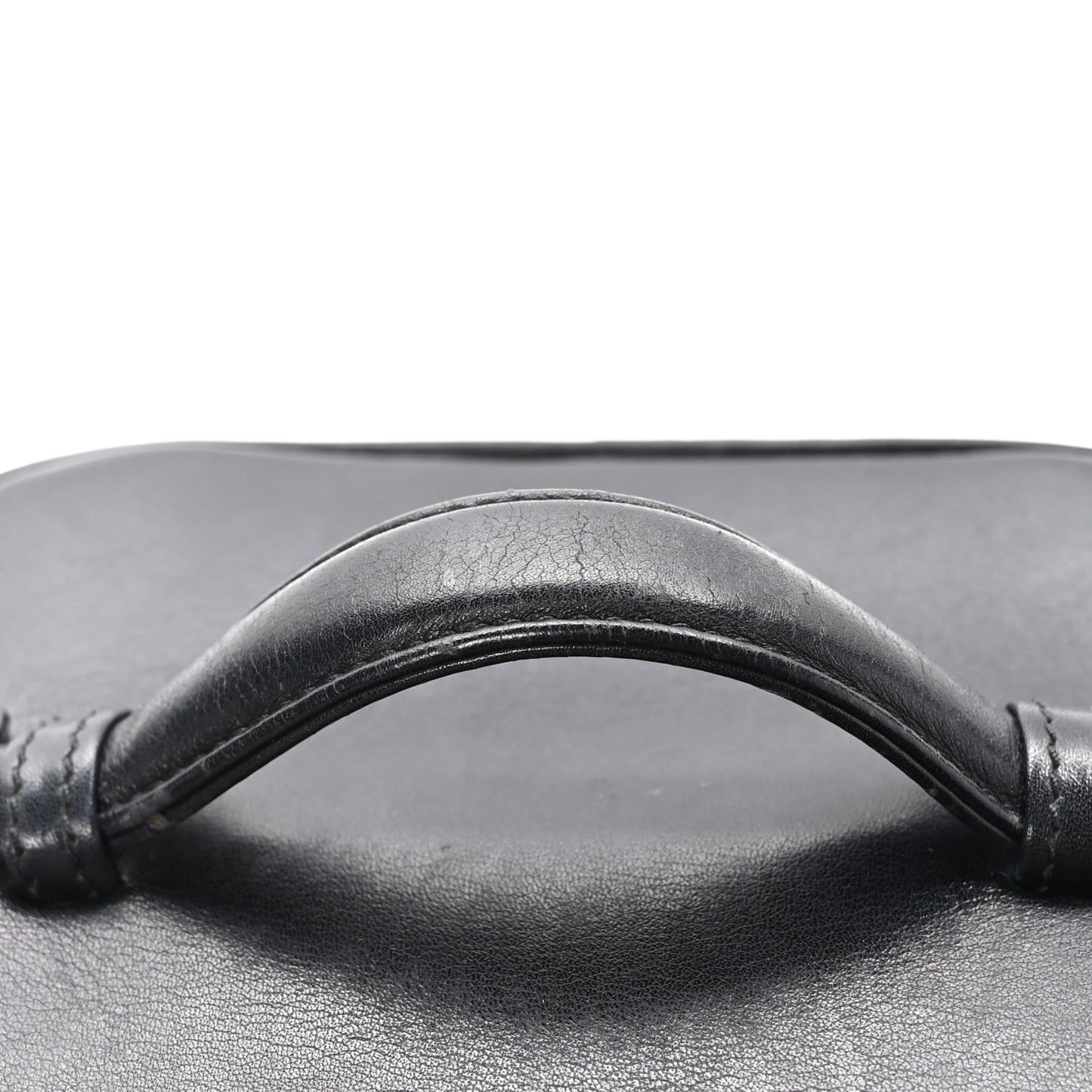 Lambskin Vanity Cosmetic Bag Black