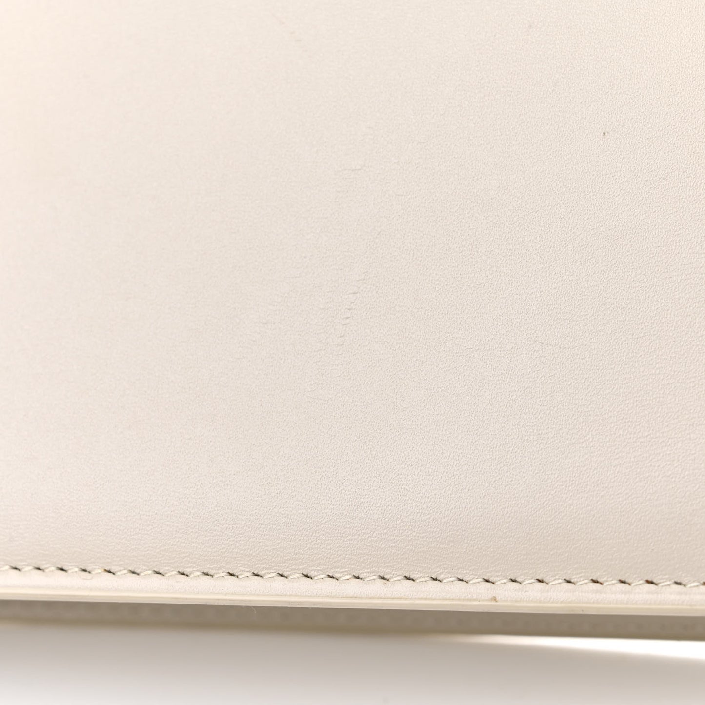 Smooth Calfskin Carre Satchel Crema Soft