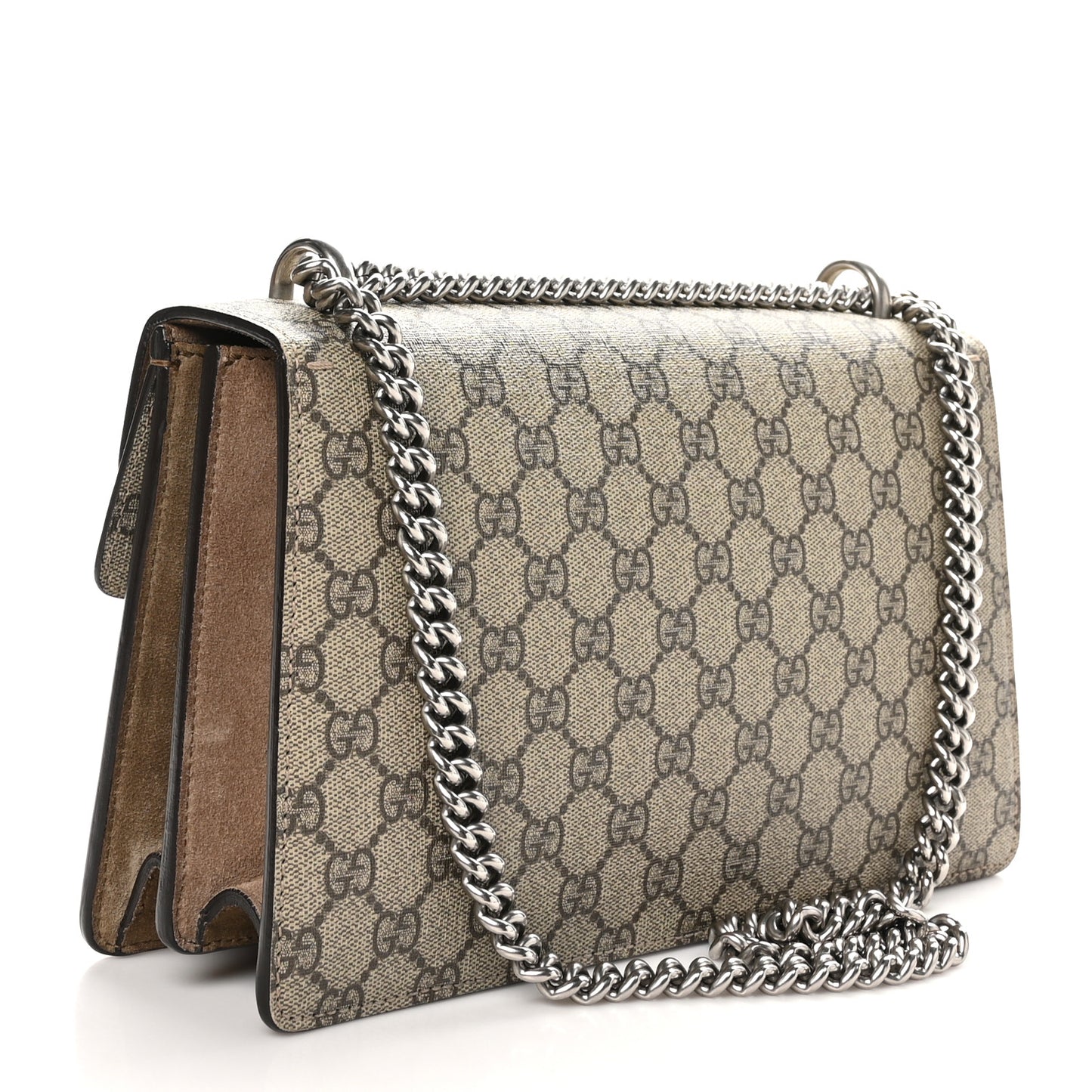GG Supreme Monogram Small Dionysus Shoulder Bag Taupe