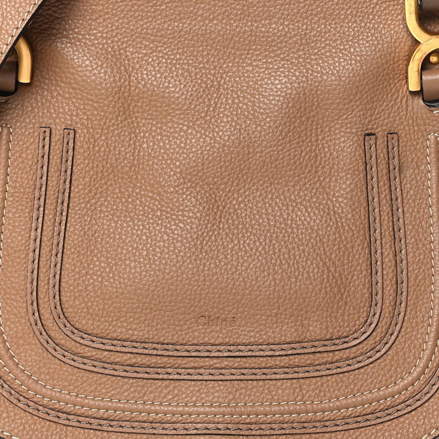 Chloe Calfskin Medium Marcie Satchel Nut 7 of 9