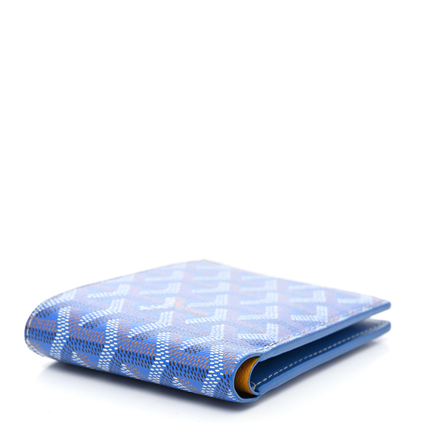 Goyardine Bi-Fold Victoire PM Wallet Sky Blue