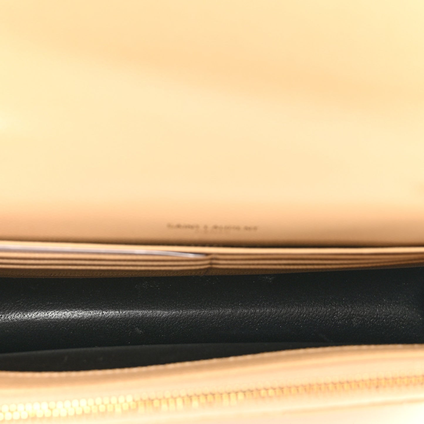 Grain De Poudre Matelasse Chevron Monogram Envelope Chain Wallet Nude Powder